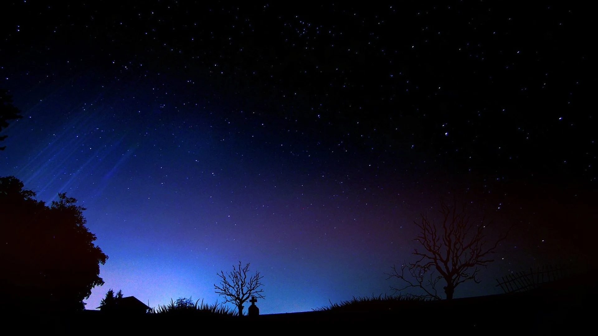 Night sky night heaven - free hd dark wallpaper for desktop