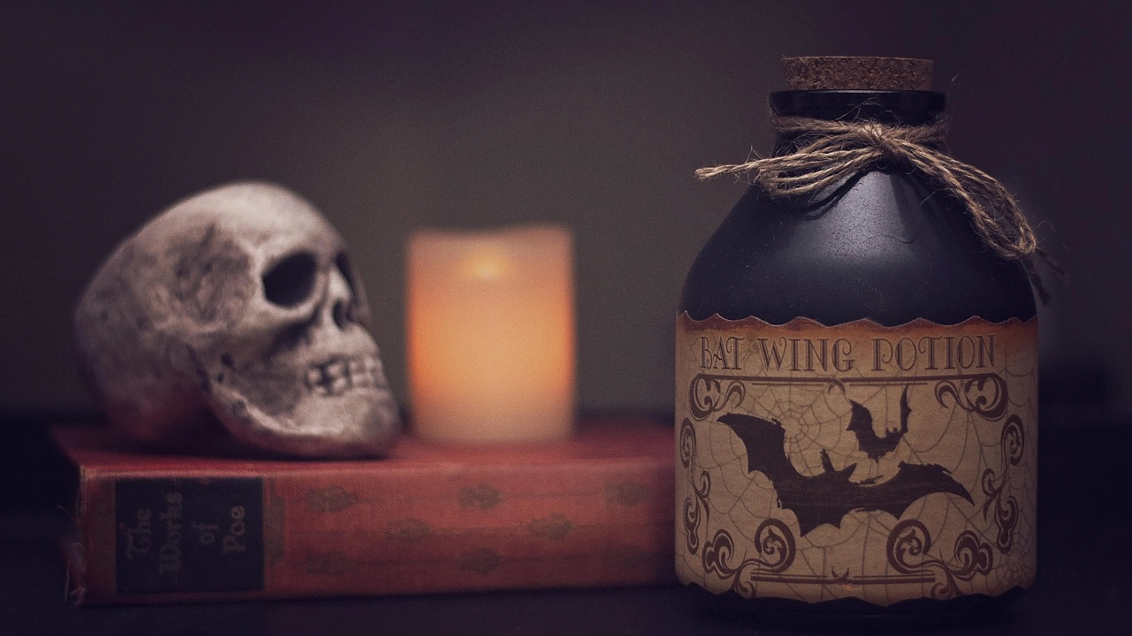 Potion poison halloween - free 4K Ultra HD dark wallpaper for desktop