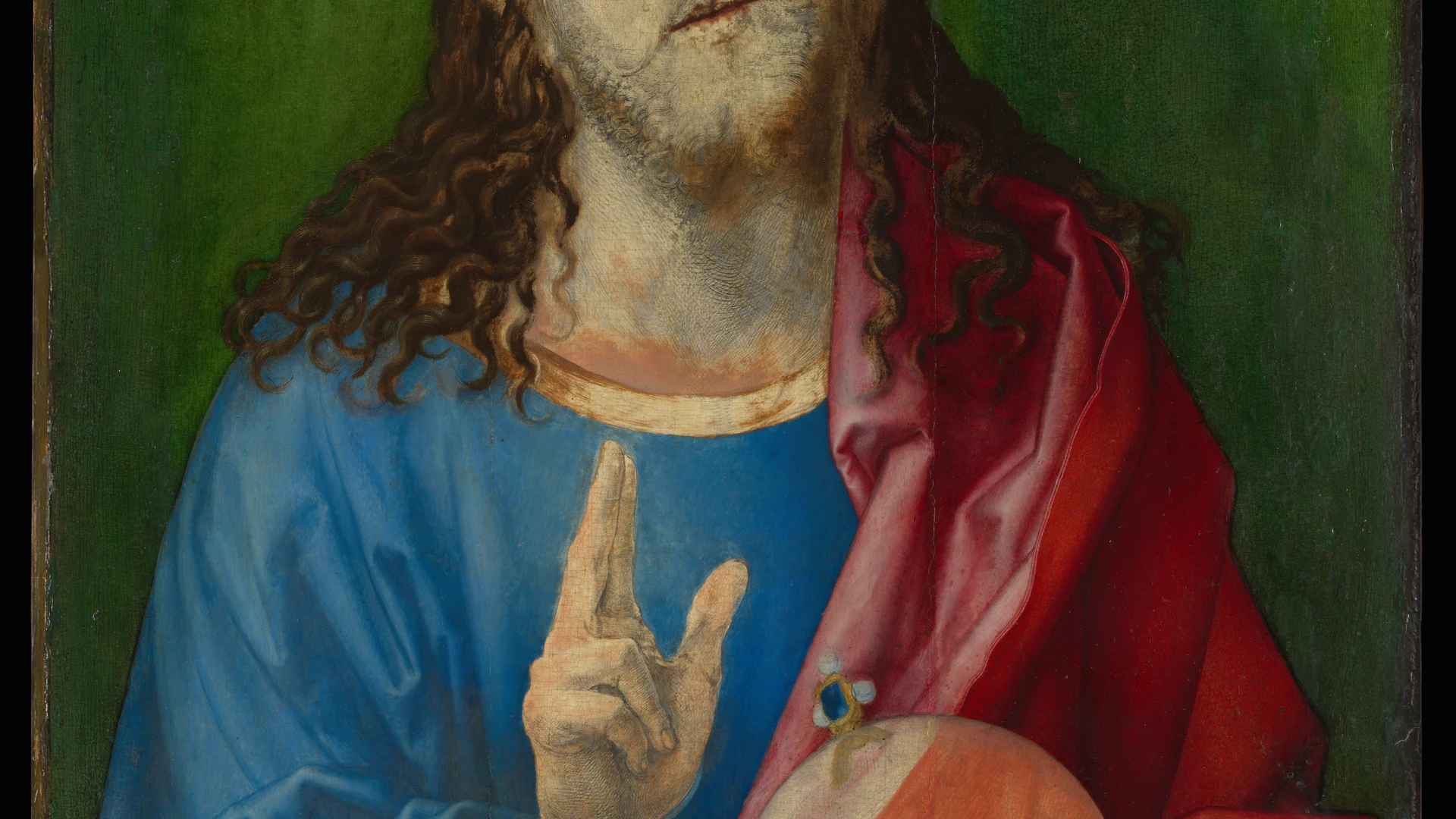 Salvator Mundi - free hd dark wallpaper for desktop