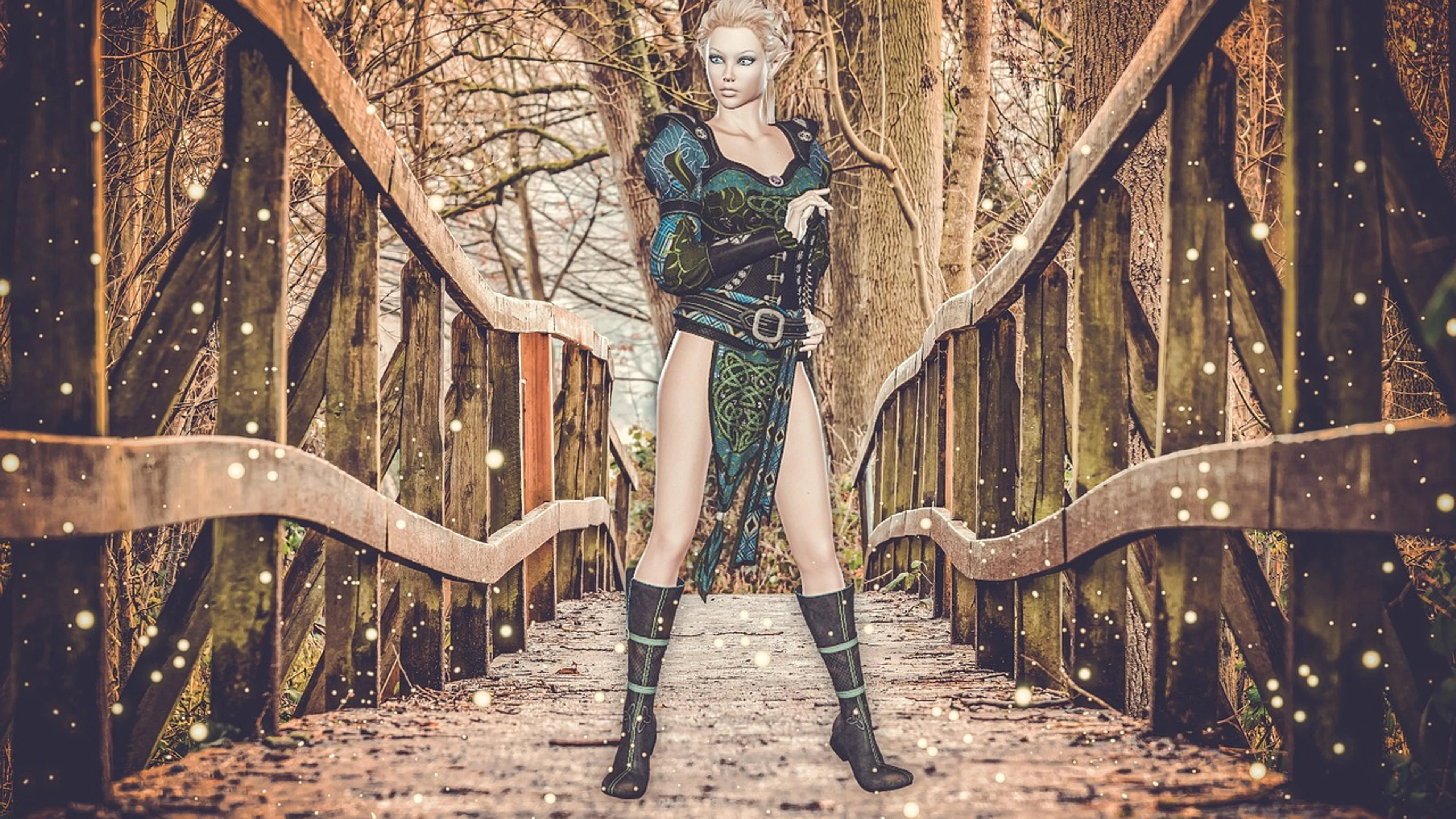 Archer middle ages fantasy - free 4K Ultra HD fantasy wallpaper for desktop