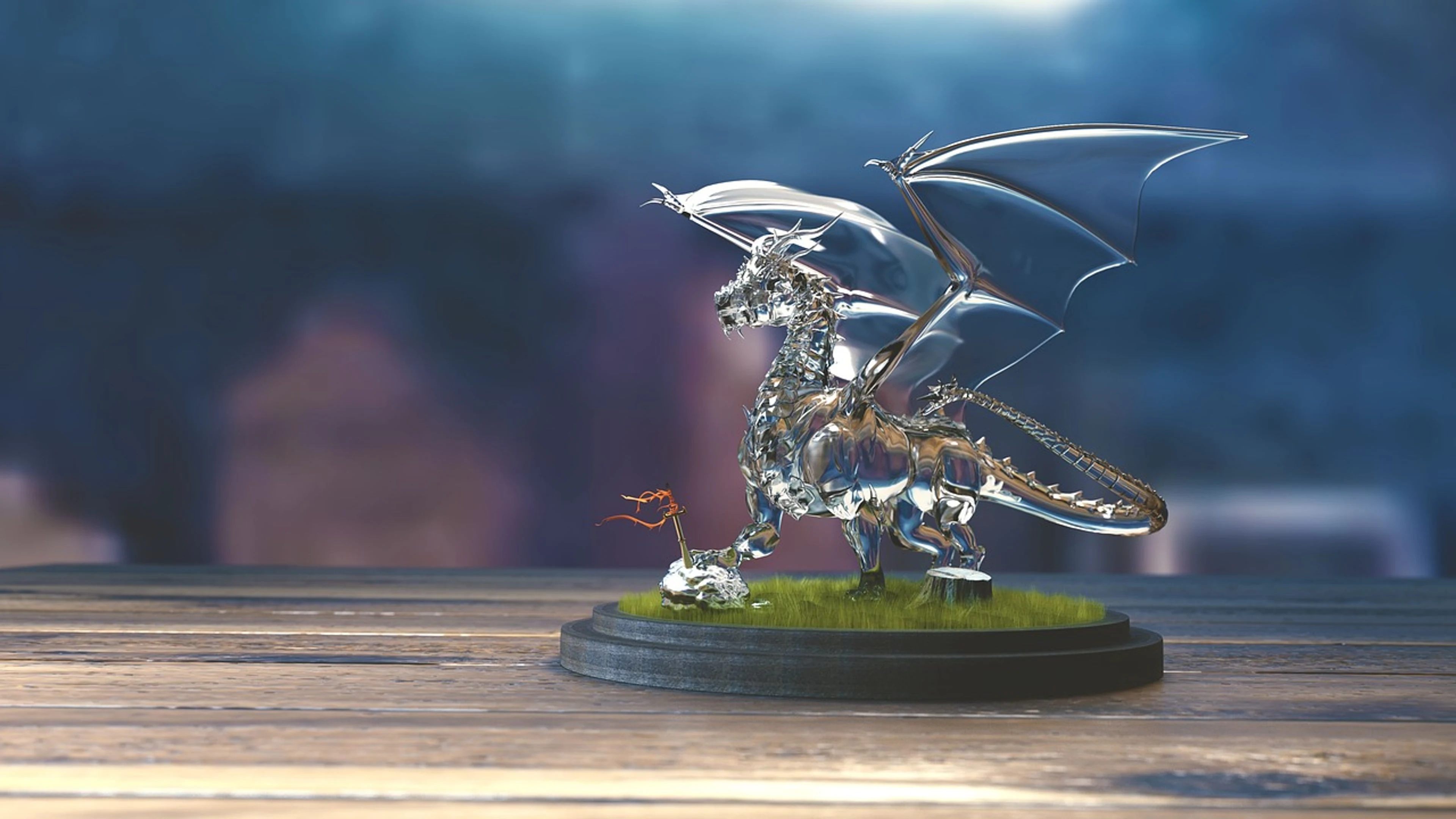 Dragon glass showing - free 4K Ultra HD fantasy wallpaper for desktop