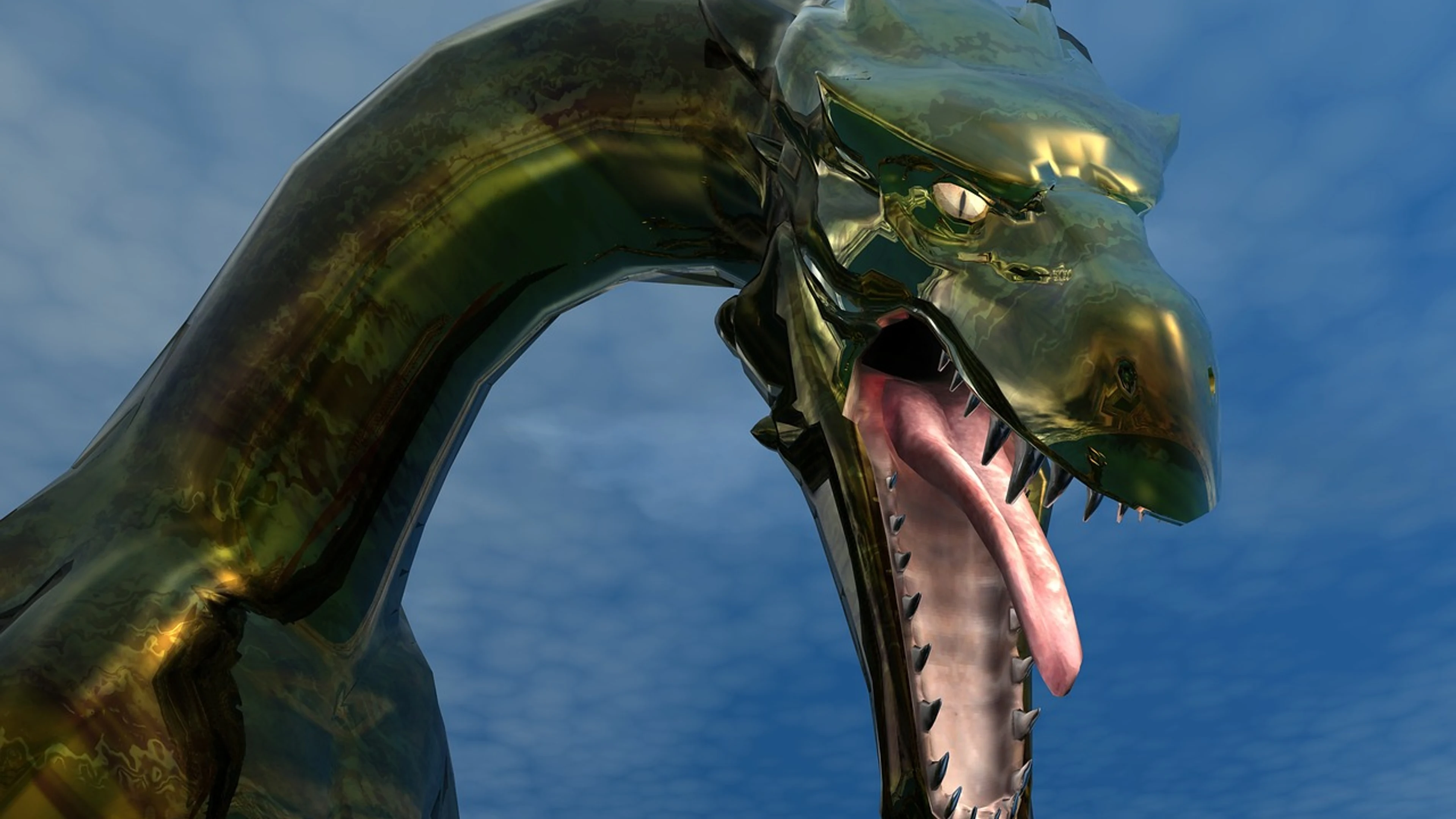 Dragon head nature - free 4K Ultra HD fantasy wallpaper for desktop