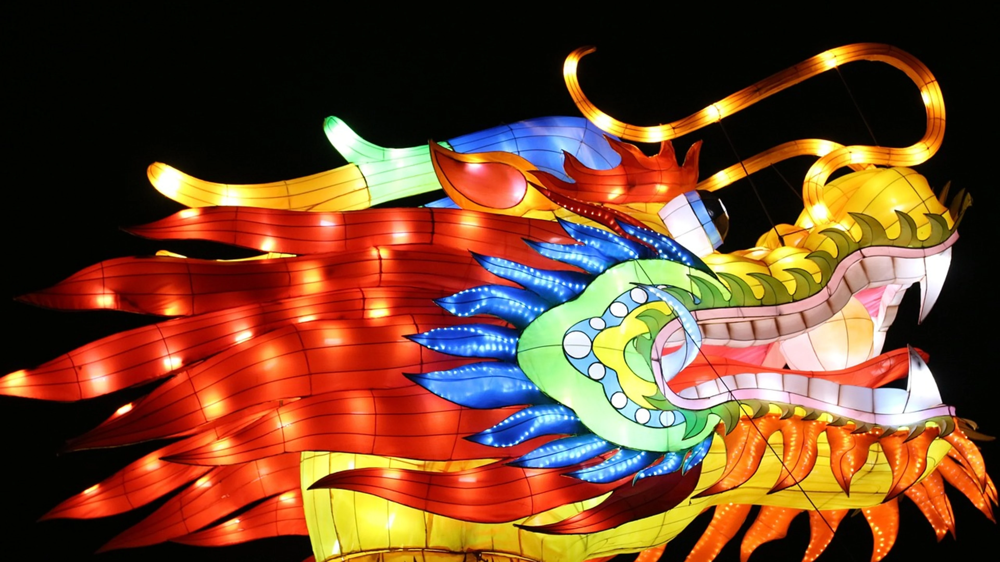 Dragon light fantasy - free 4K Ultra HD fantasy wallpaper for desktop