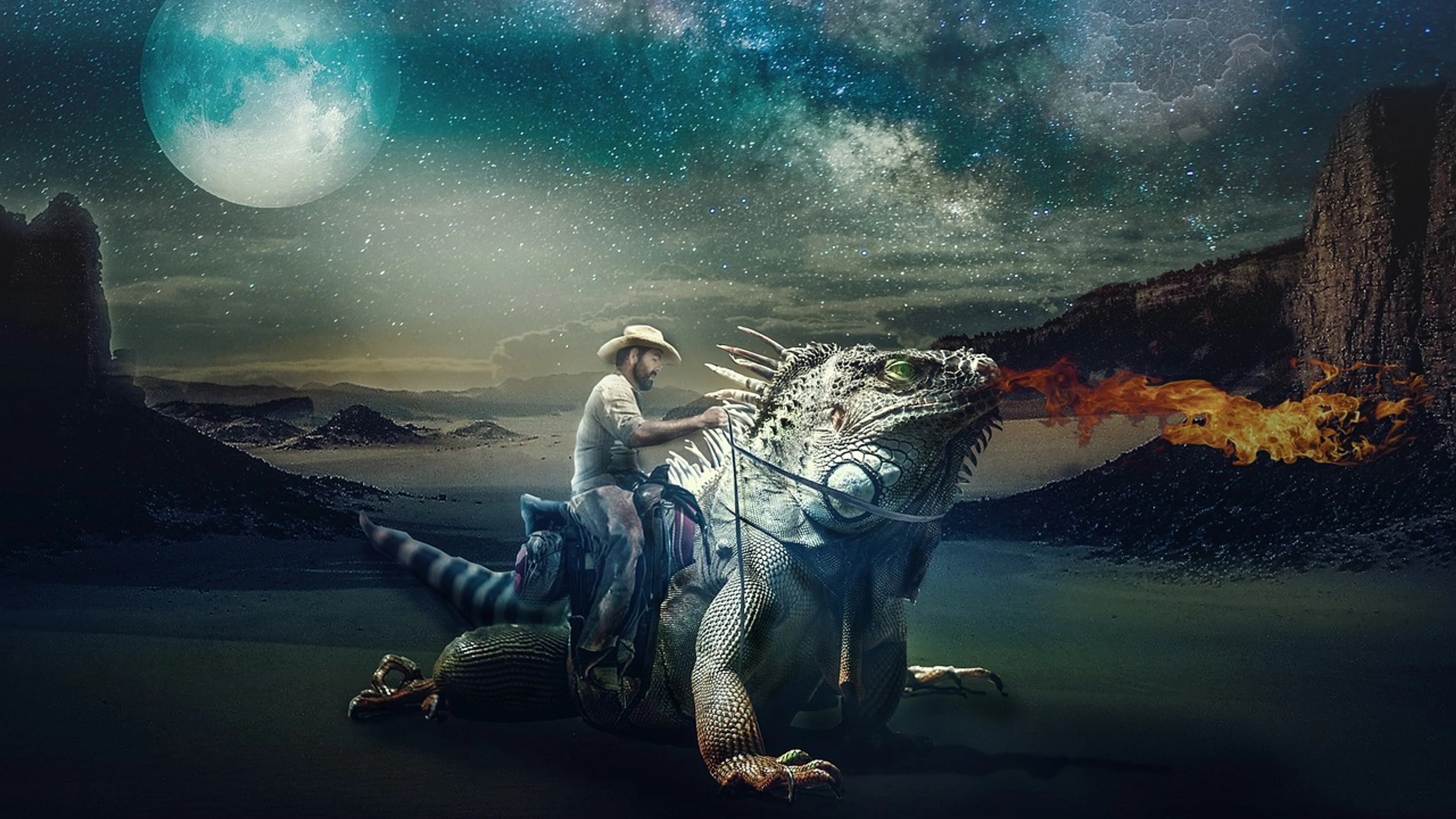 Fantasy a wild ride composing - free 4K Ultra HD fantasy wallpaper for desktop