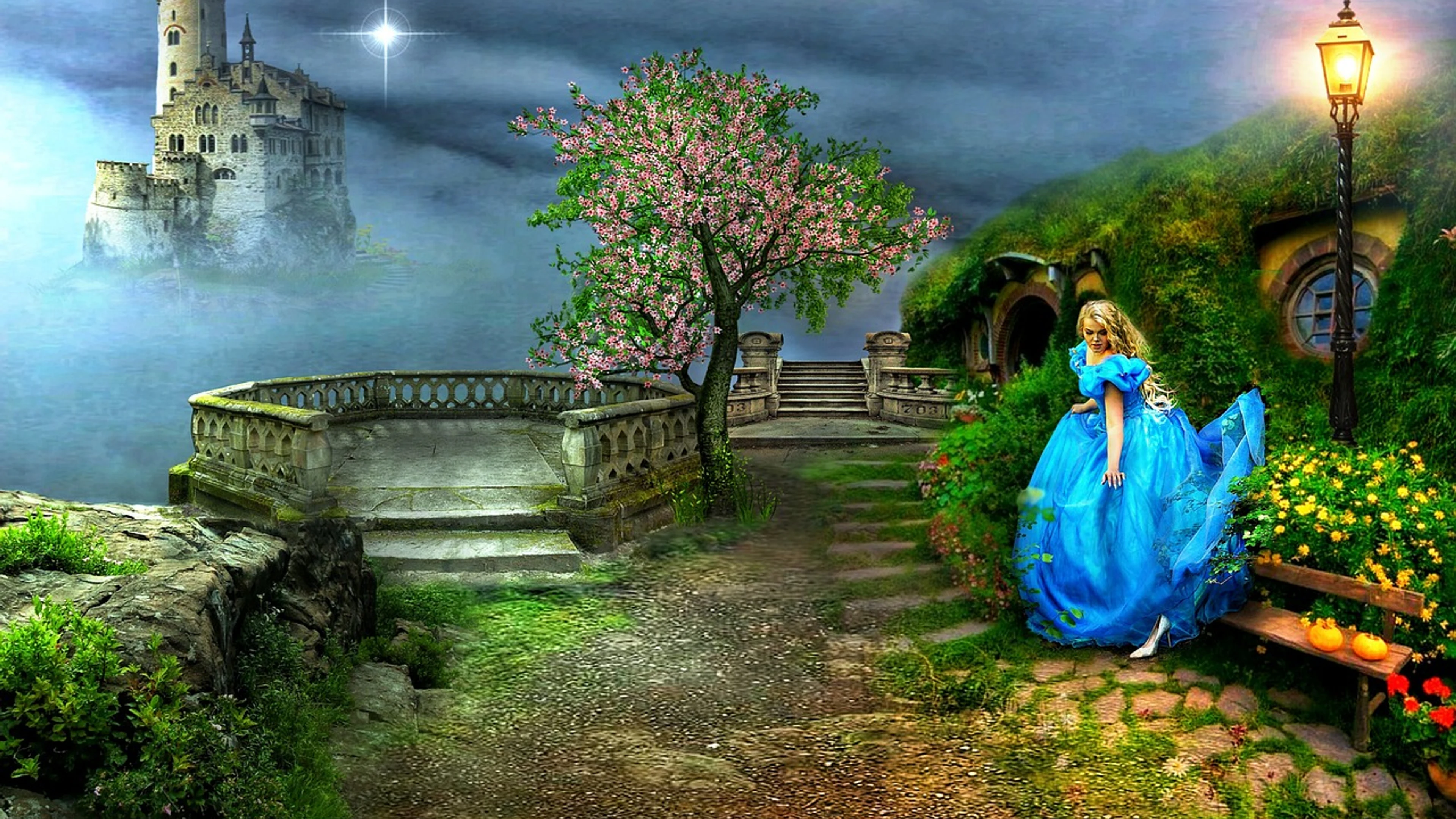 Fantasy fairy tale cinderella - free 4K Ultra HD fantasy wallpaper for desktop
