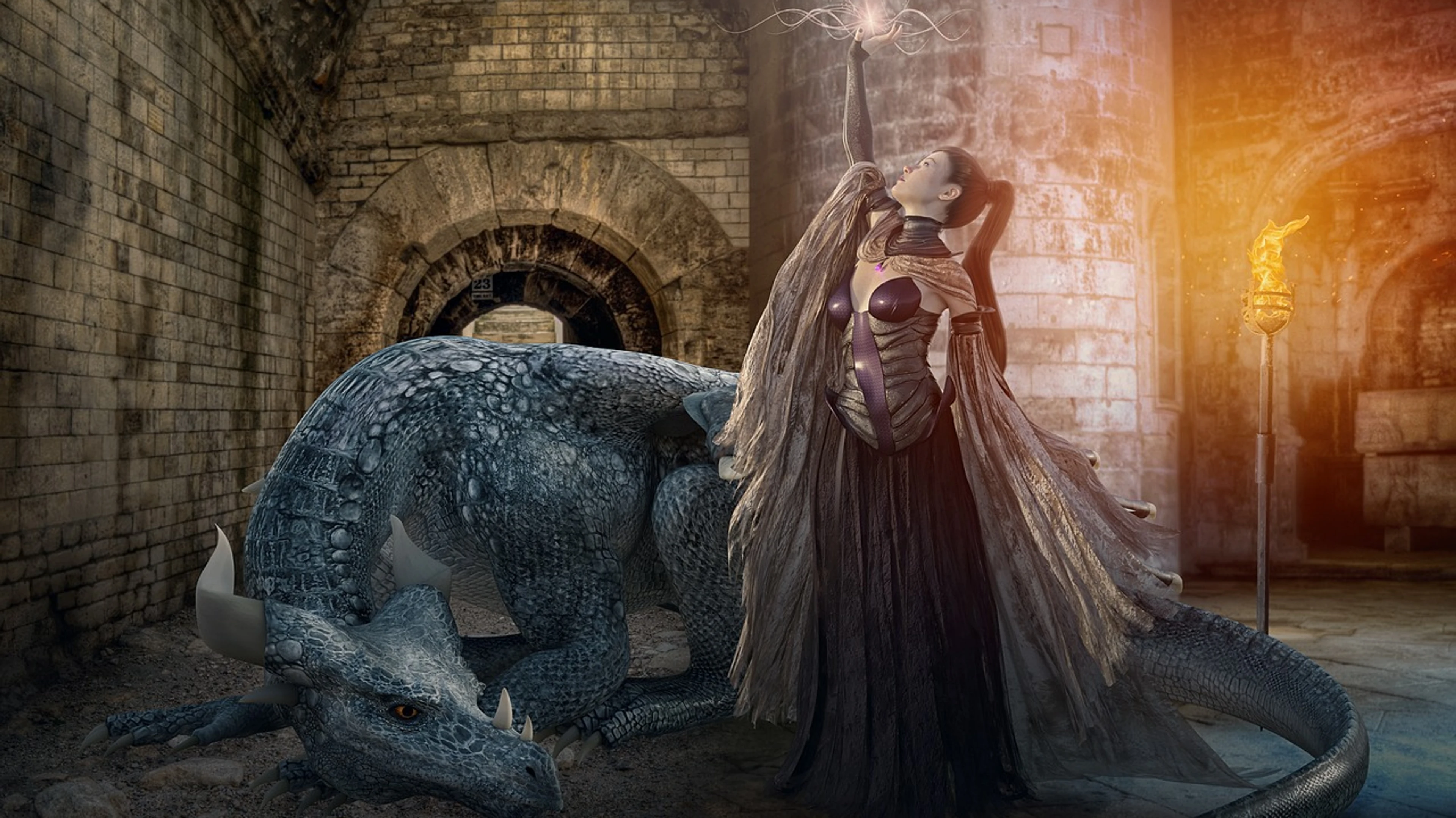 Fantasy medieval dark - free 4K Ultra HD fantasy wallpaper for desktop