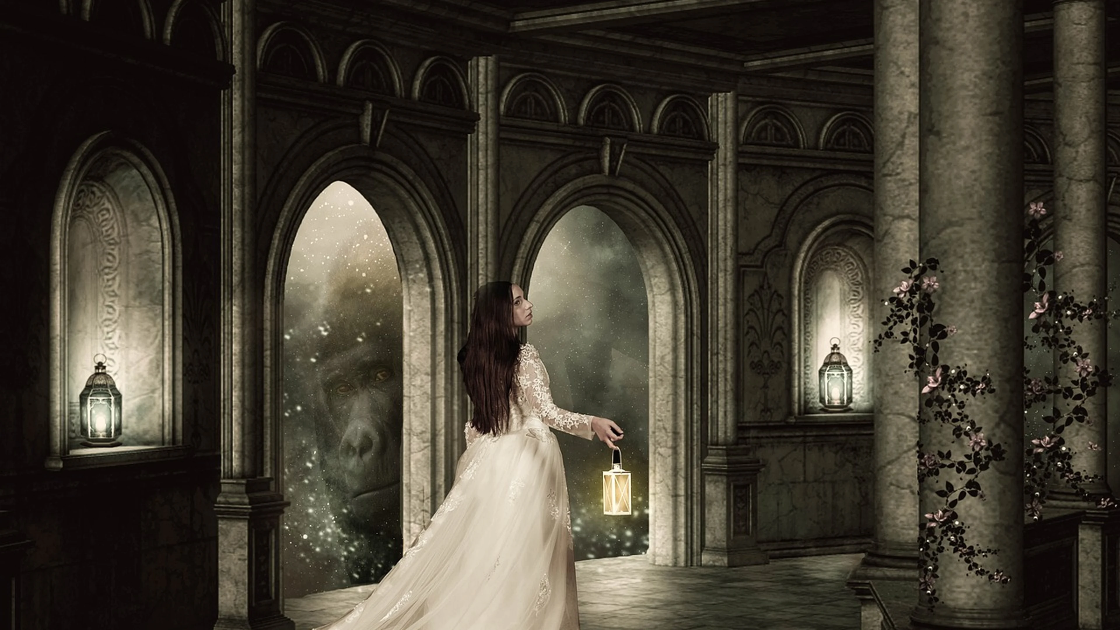 Fantasy mysticism composing - free 4K Ultra HD fantasy wallpaper for desktop