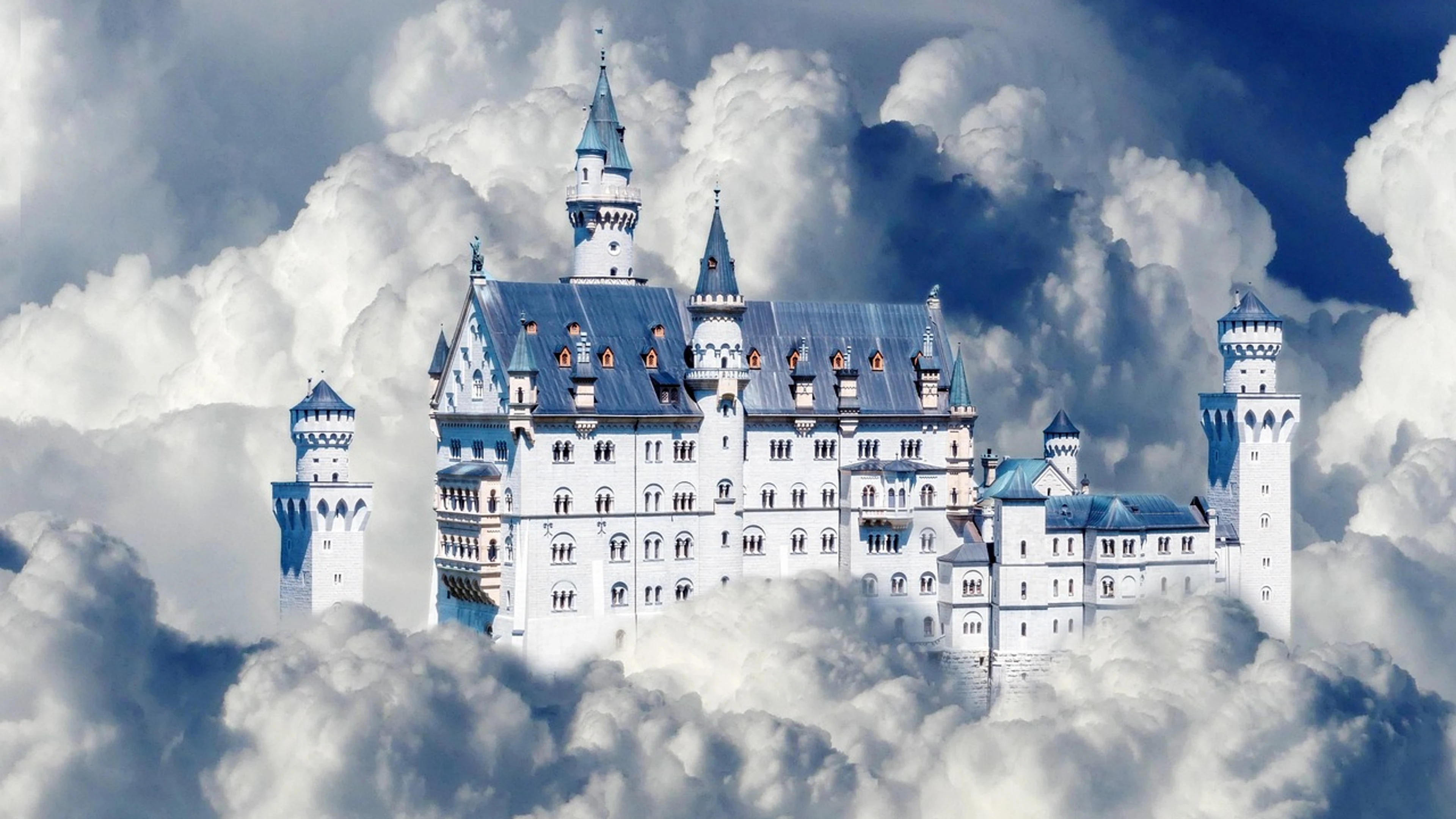 Heaven cloud cumulus - free 4K Ultra HD fantasy wallpaper for desktop