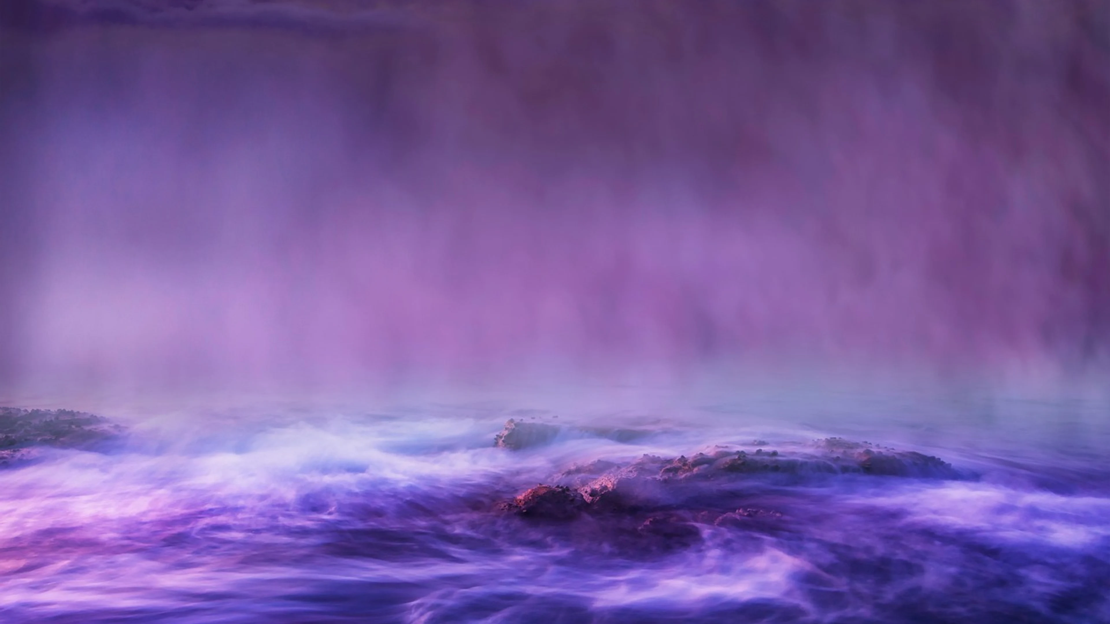 Landscape sea fog - free 4K Ultra HD fantasy wallpaper for desktop