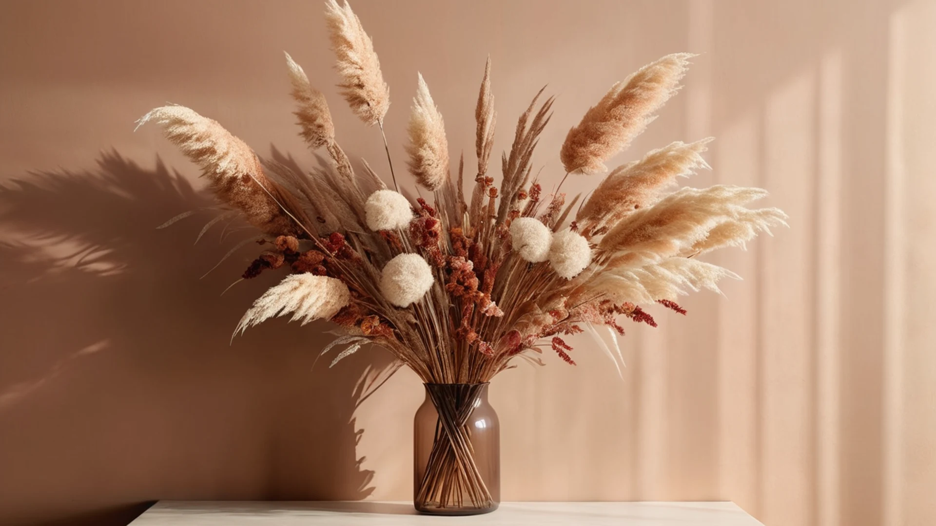 Dried Flower Bouquet - free hd flowers wallpaper for desktop