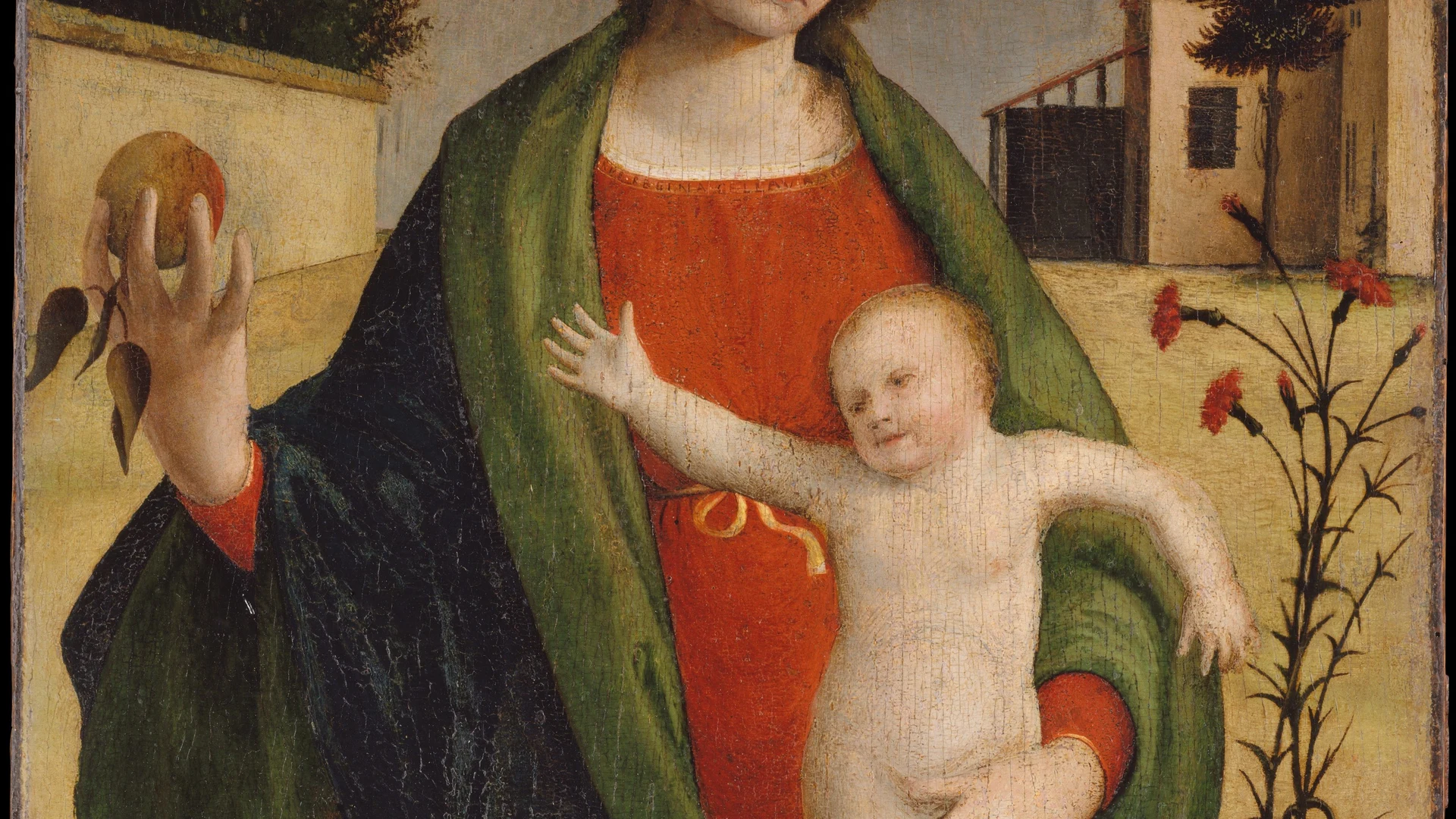 Madonna and Child - free hd flowers wallpaper for desktop