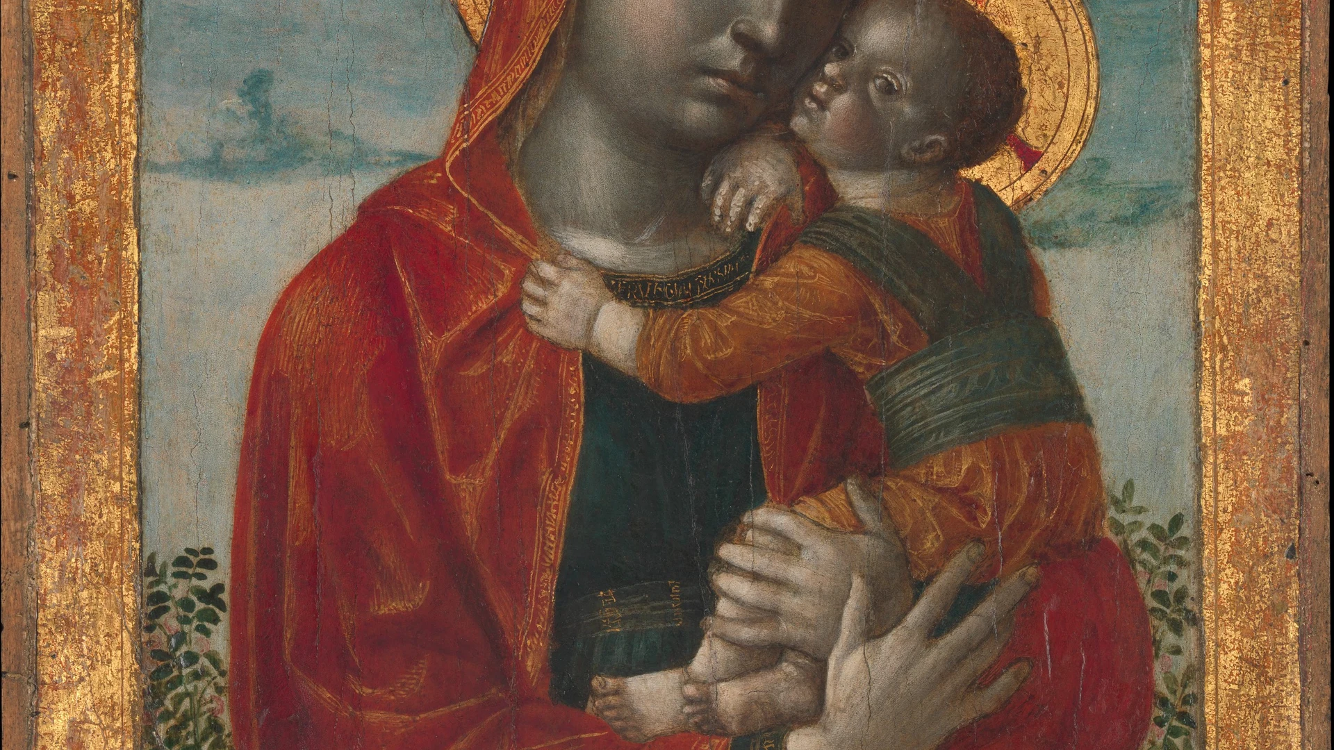 Madonna and Child - free hd flowers wallpaper for desktop