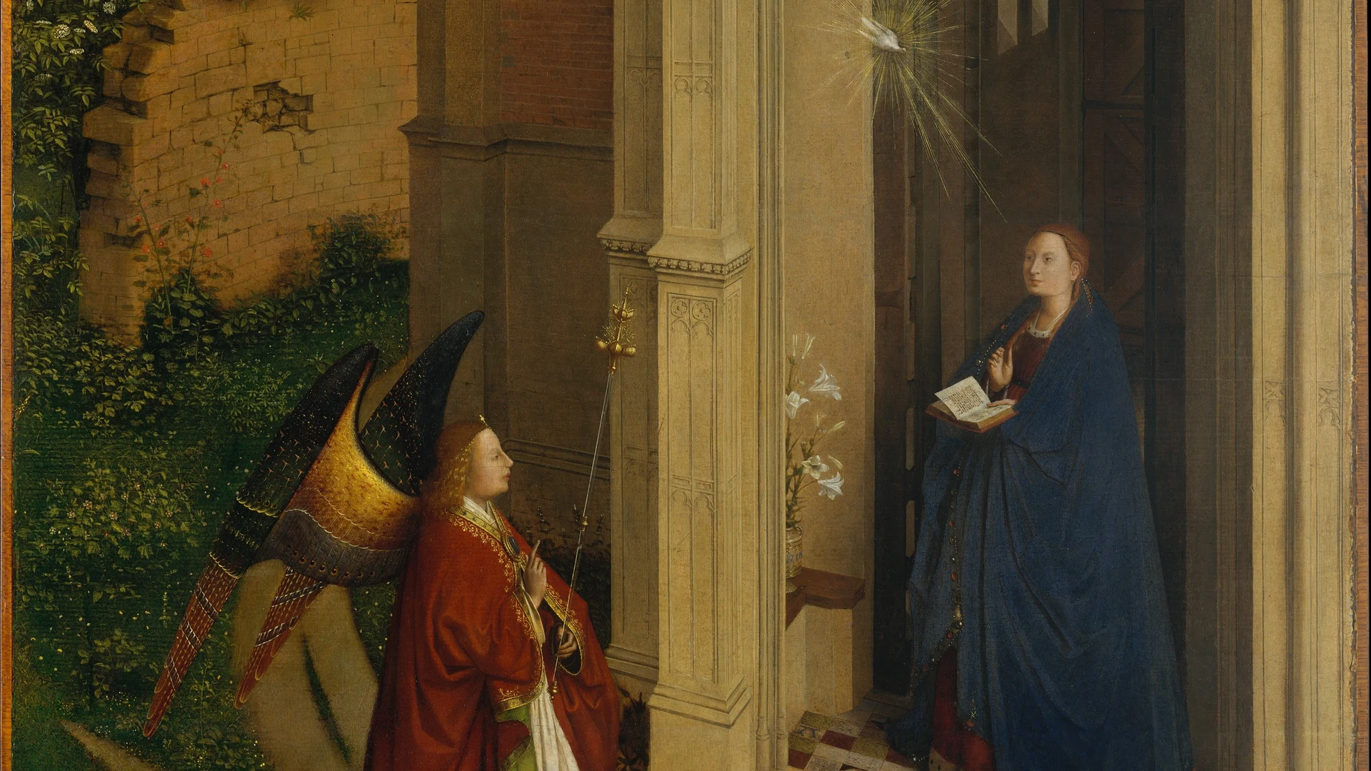 The Annunciation - free hd flowers wallpaper for desktop