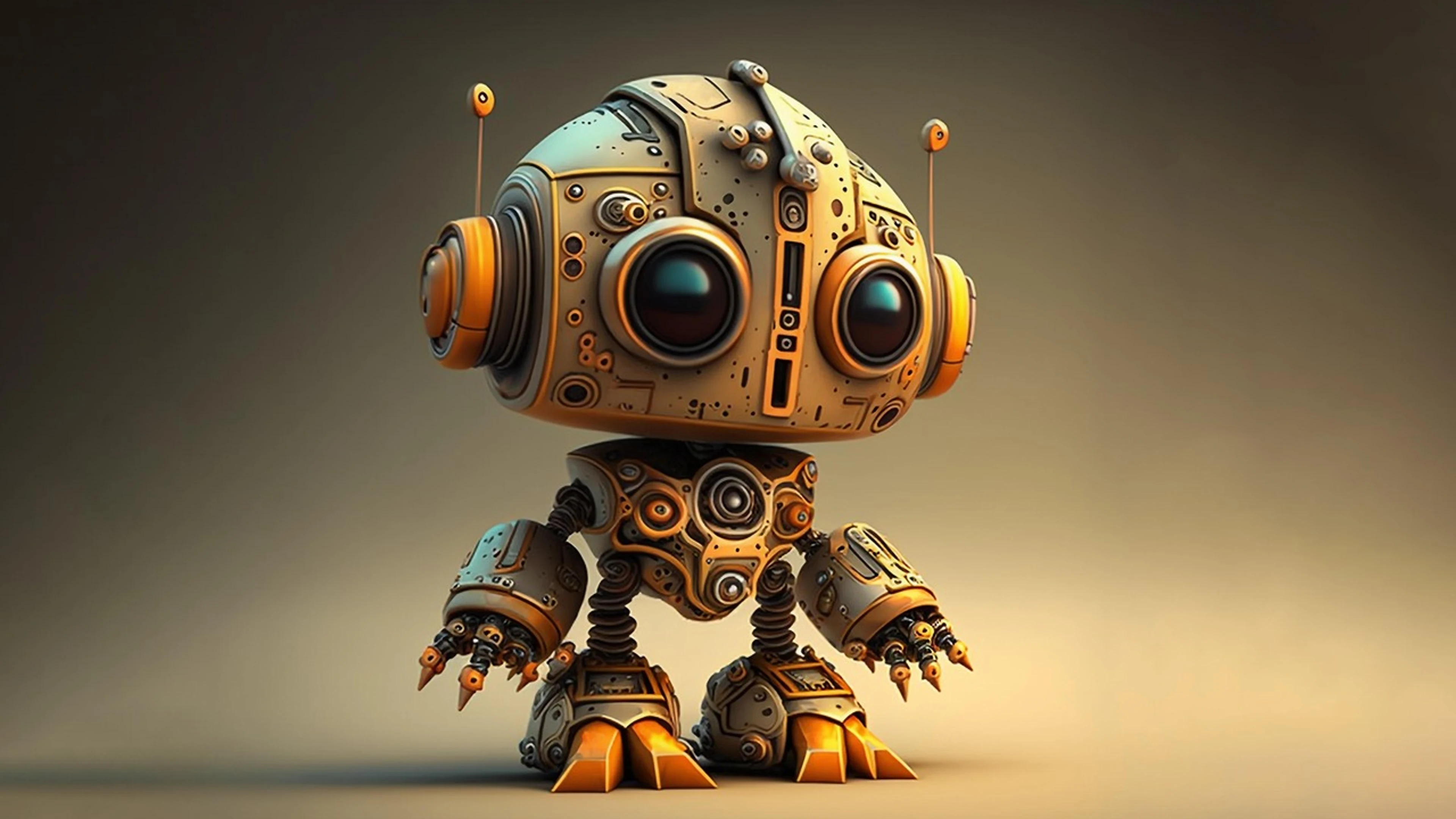 Ai-generated robot future - free 4K Ultra HD gaming wallpaper for desktop