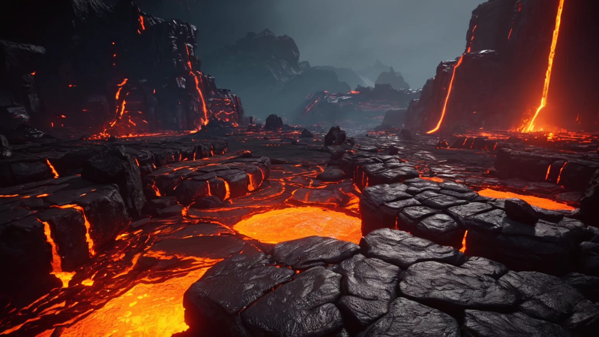 Boss Arena Lava - free hd gaming wallpaper for desktop