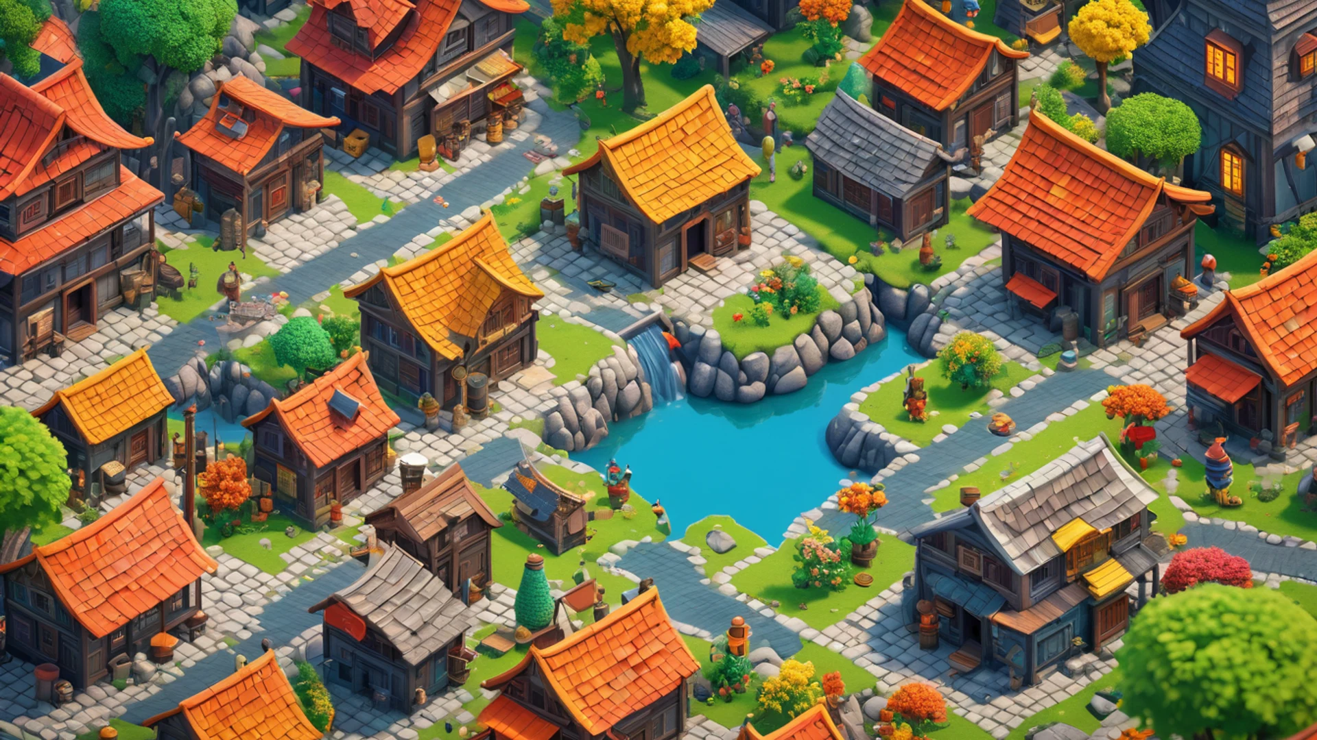 Isometric Game World - free hd gaming wallpaper for desktop