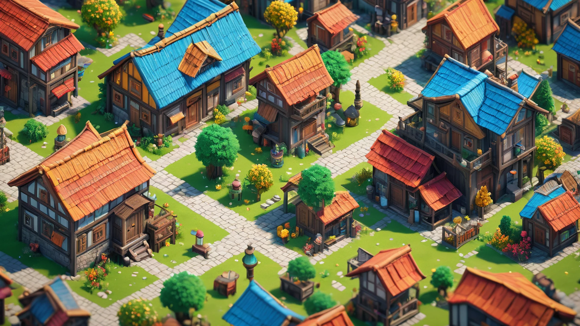 Isometric Game World - free hd gaming wallpaper for desktop