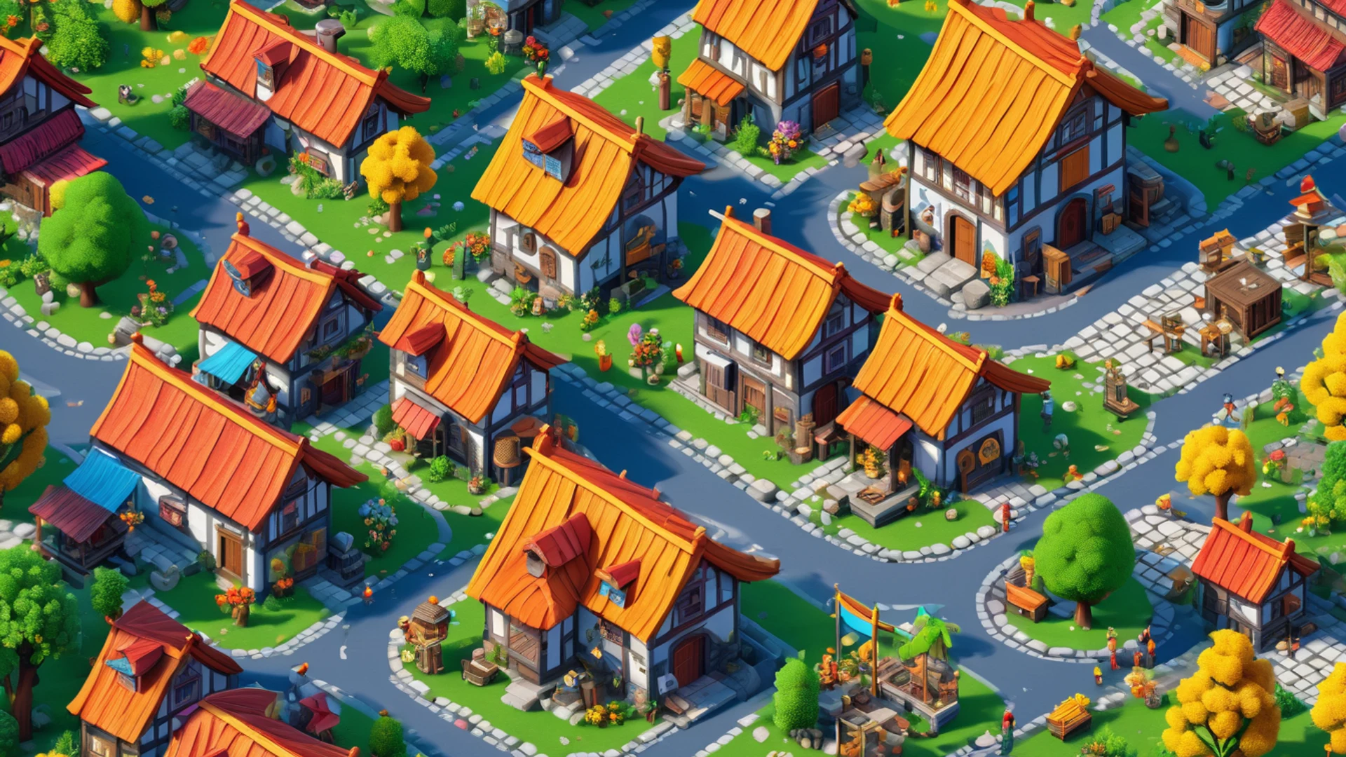 Isometric Game World - free hd gaming wallpaper for desktop