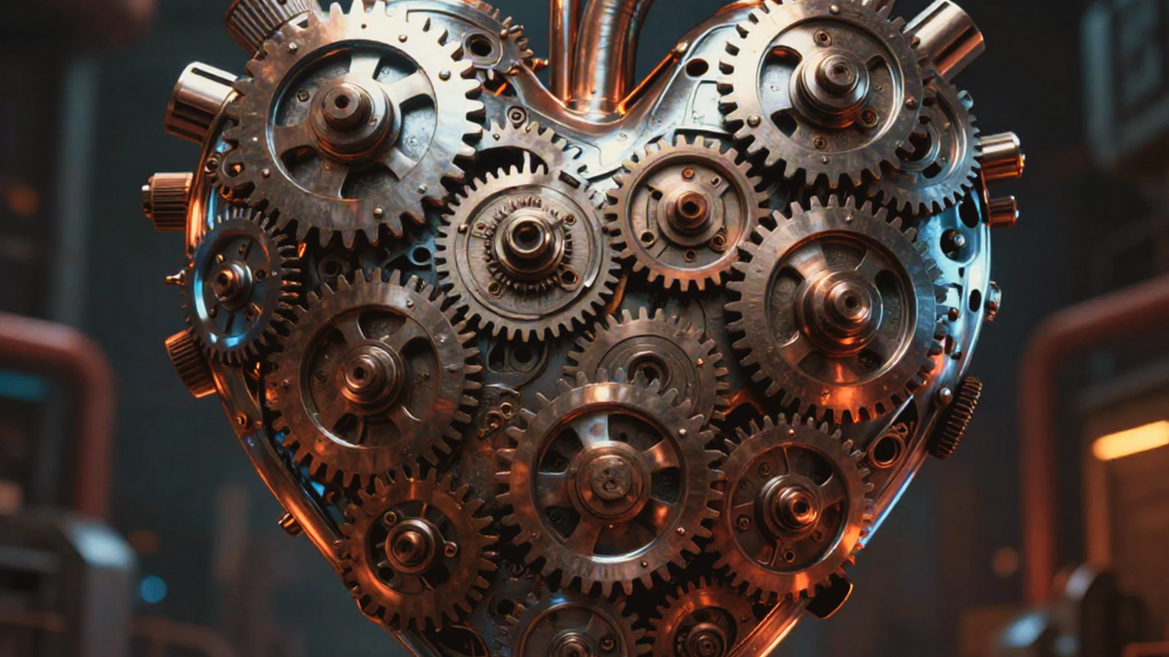 Ki metal heart - free 4K Ultra HD gaming wallpaper for desktop