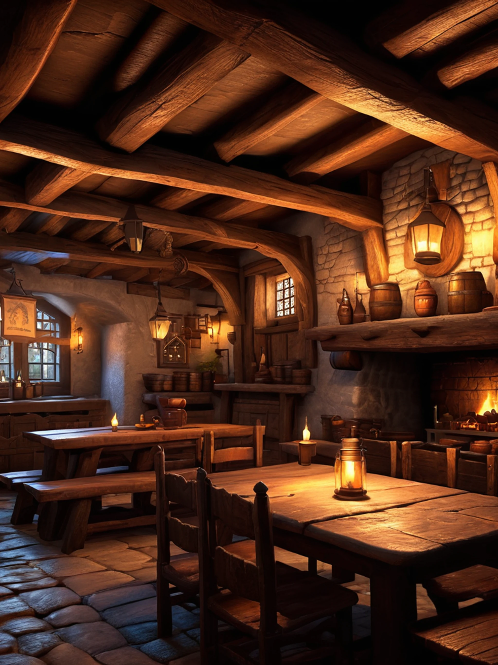 Medieval RPG Tavern - free Tablet gaming wallpaper for phone