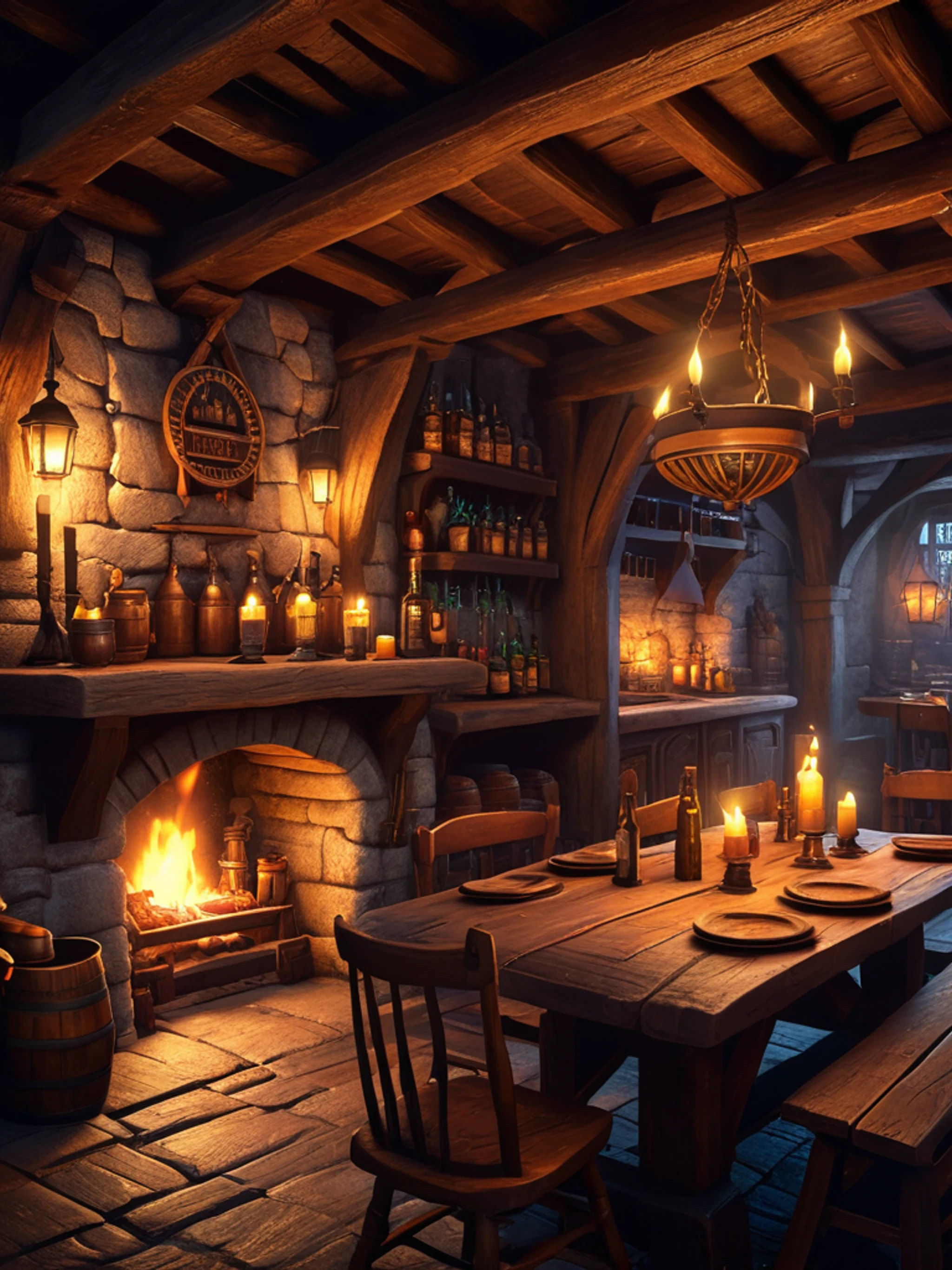 Medieval RPG Tavern - free Tablet gaming wallpaper for phone