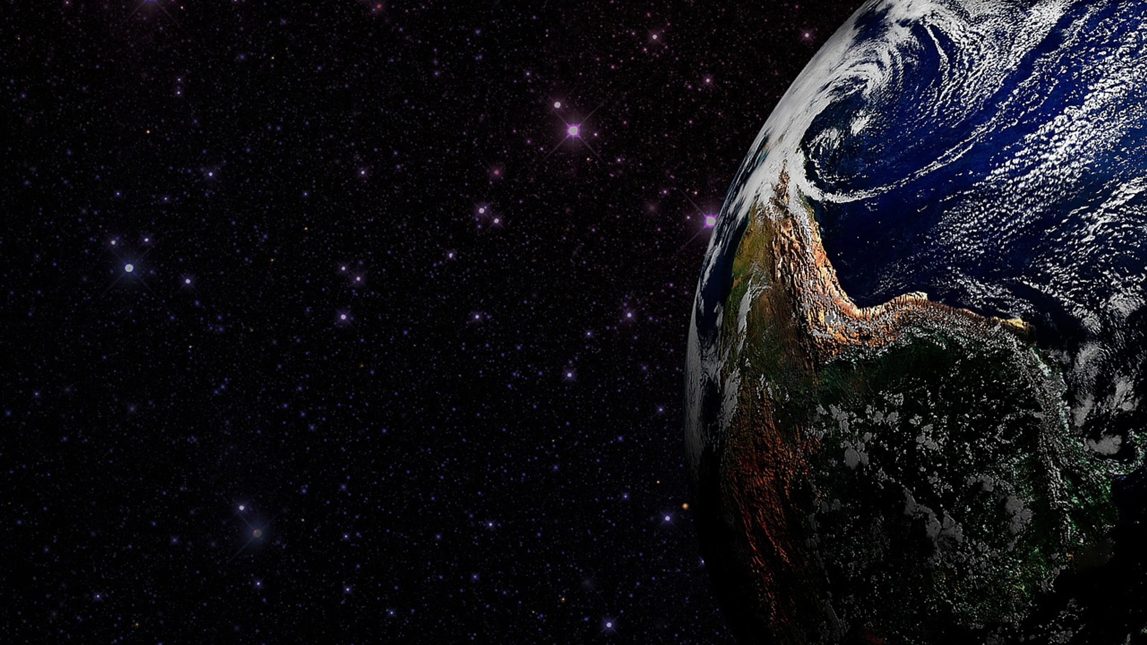 Planet space future - free 4K Ultra HD gaming wallpaper for desktop