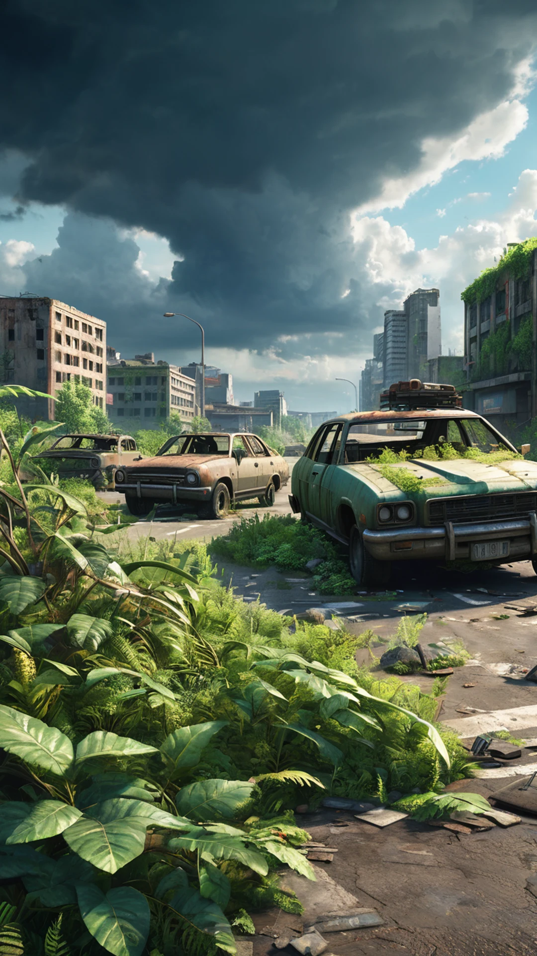 Post Apocalyptic Highway - free Phone gaming wallpaper for phone