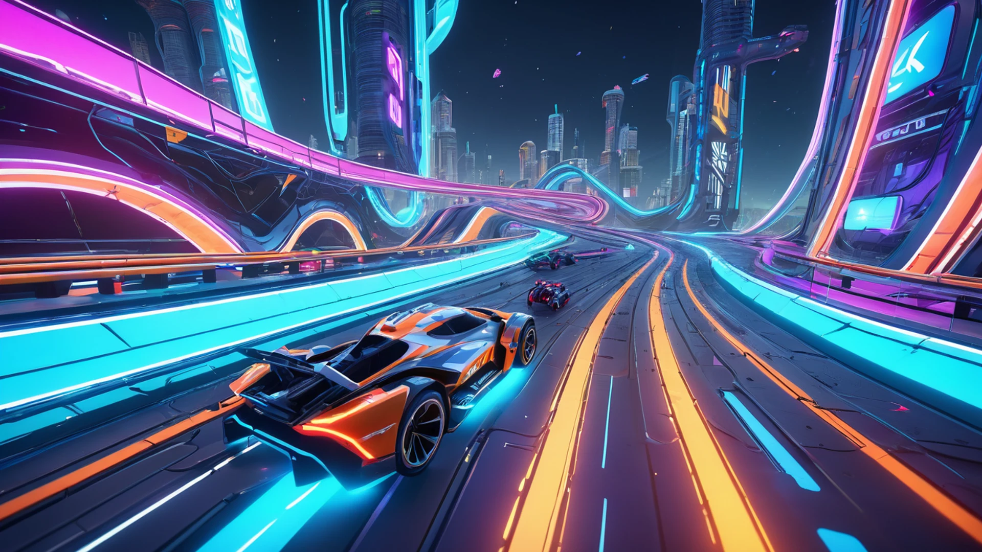 Racing Game Track - free hd gaming wallpaper for desktop