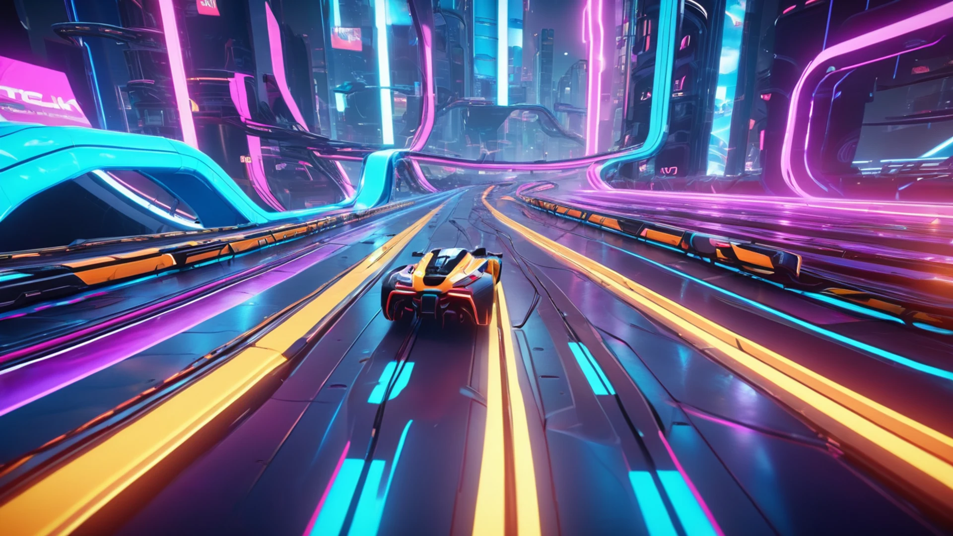Racing Game Track - free hd gaming wallpaper for desktop