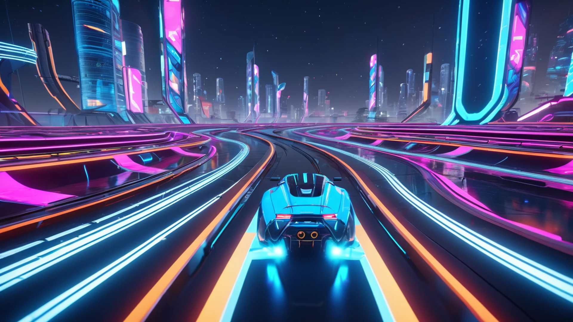 Racing Game Track - free hd gaming wallpaper for desktop