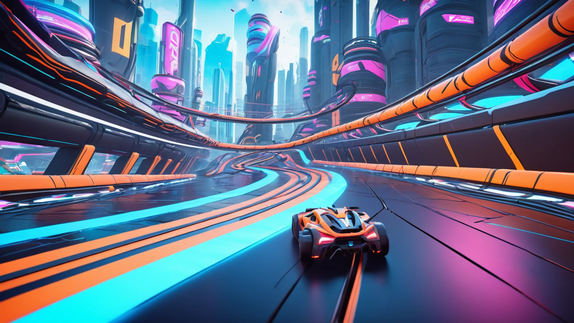 Racing Game Track - free hd gaming wallpaper for desktop