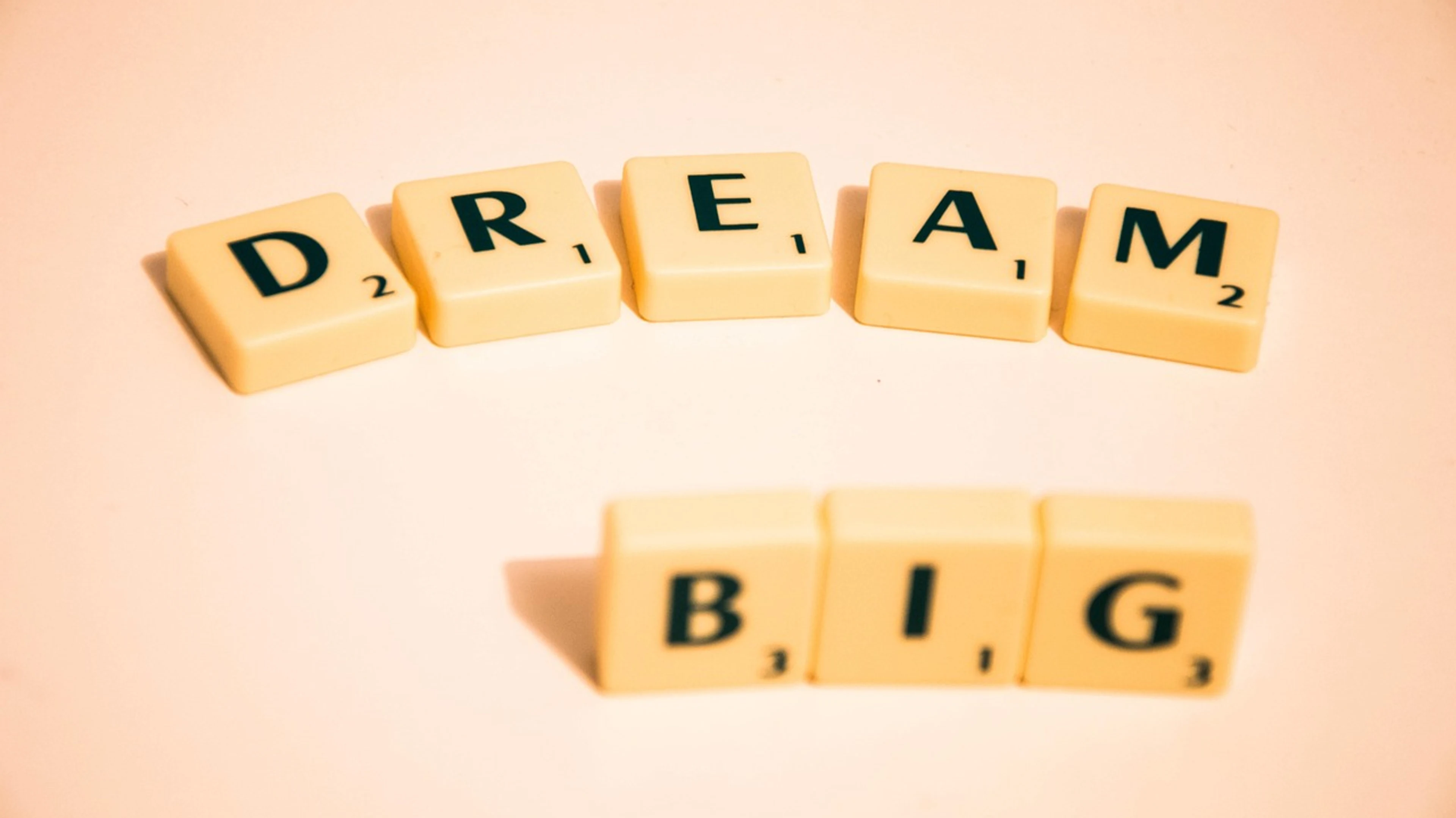 Scrabble dream big note - free 4K Ultra HD gaming wallpaper for desktop