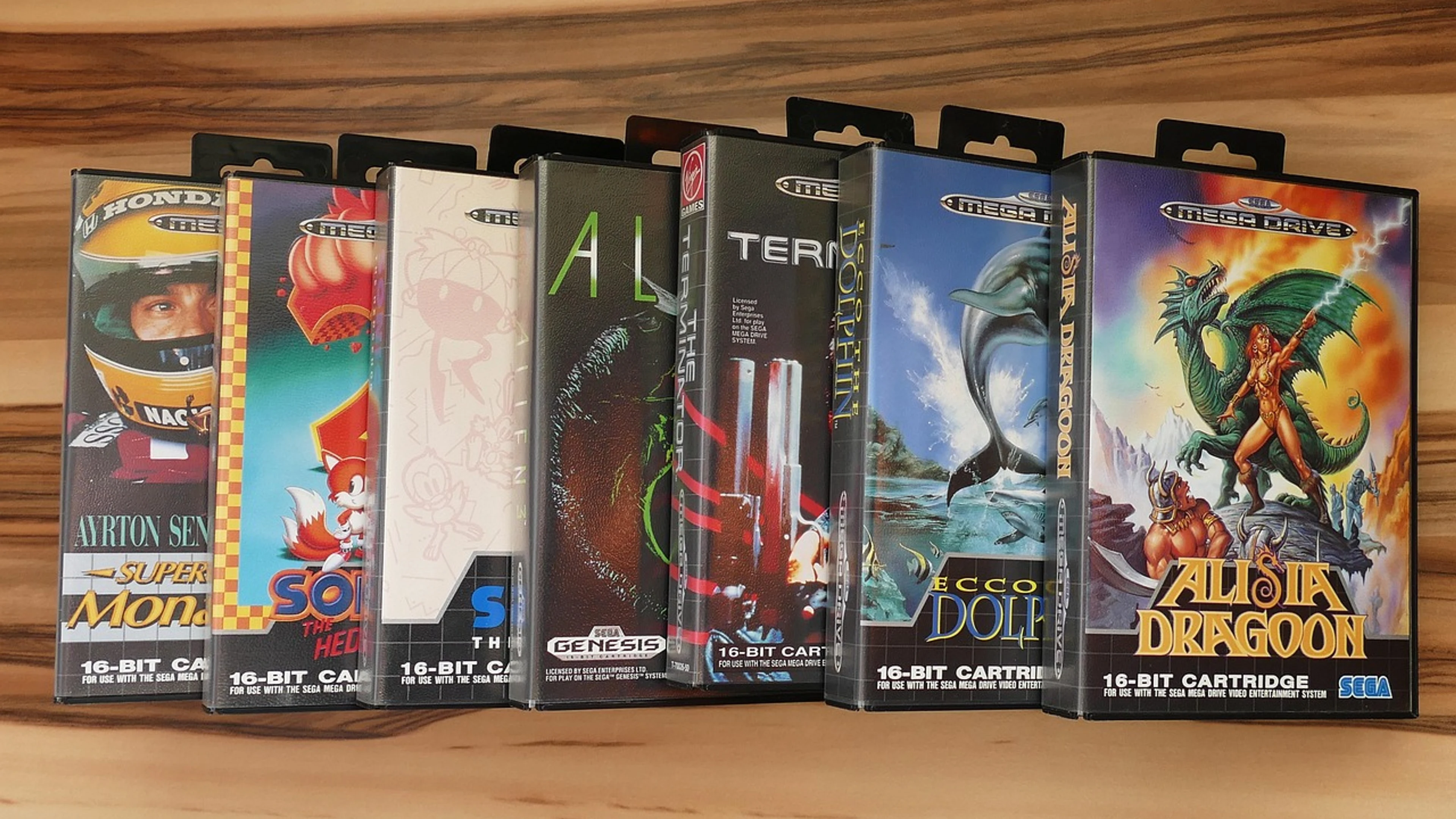 Sega mega drive console - free 4K Ultra HD gaming wallpaper for desktop