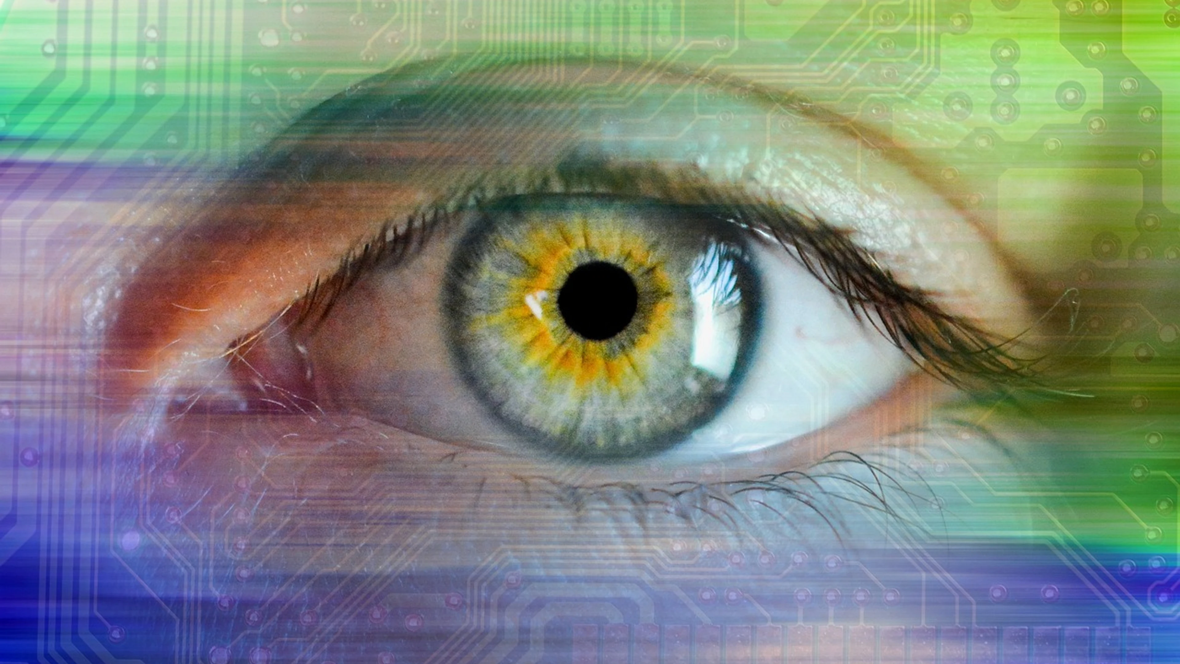 Spying eye surveillance - free 4K Ultra HD gaming wallpaper for desktop