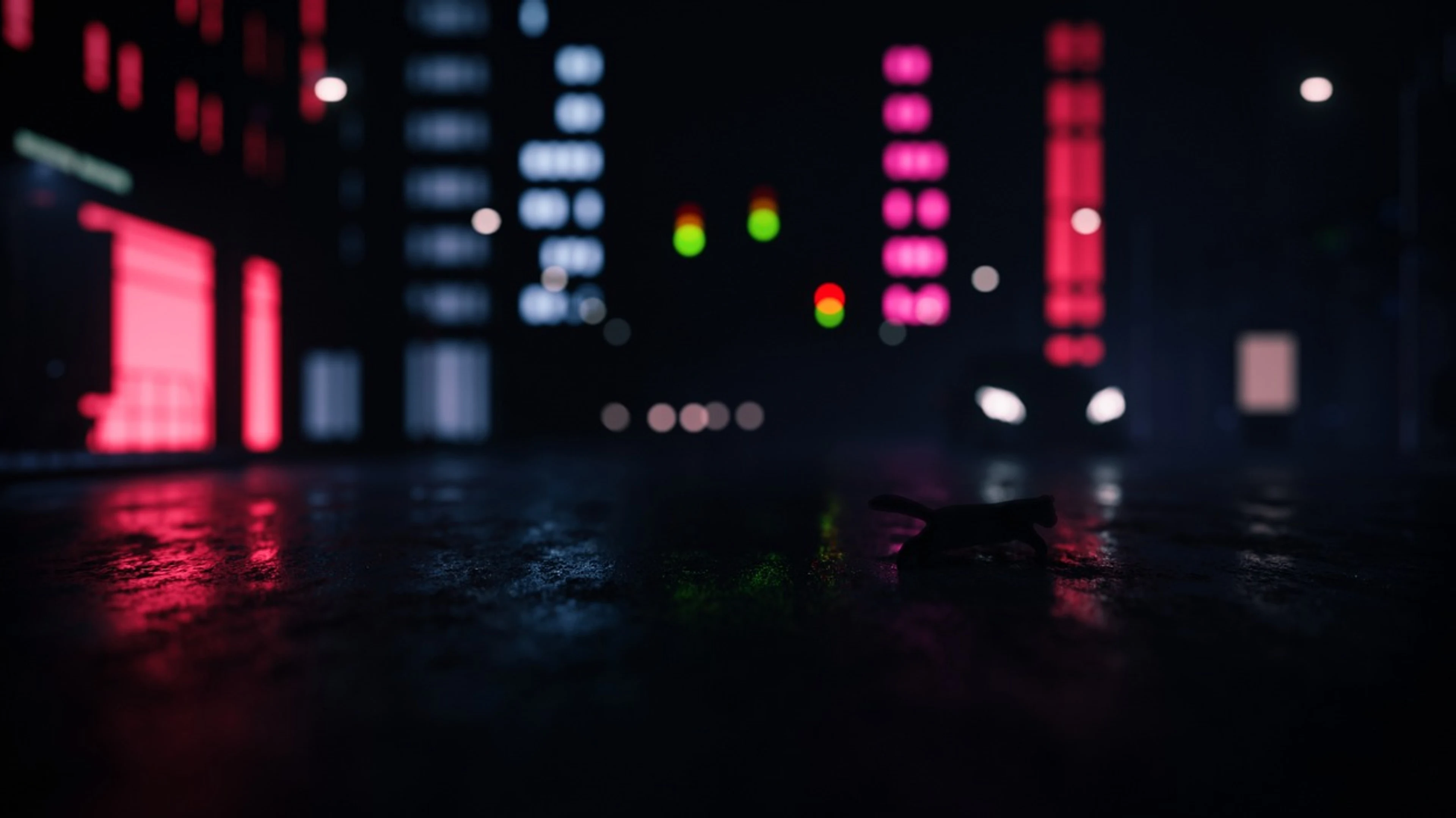 Street road asphalt - free 4K Ultra HD gaming wallpaper for desktop