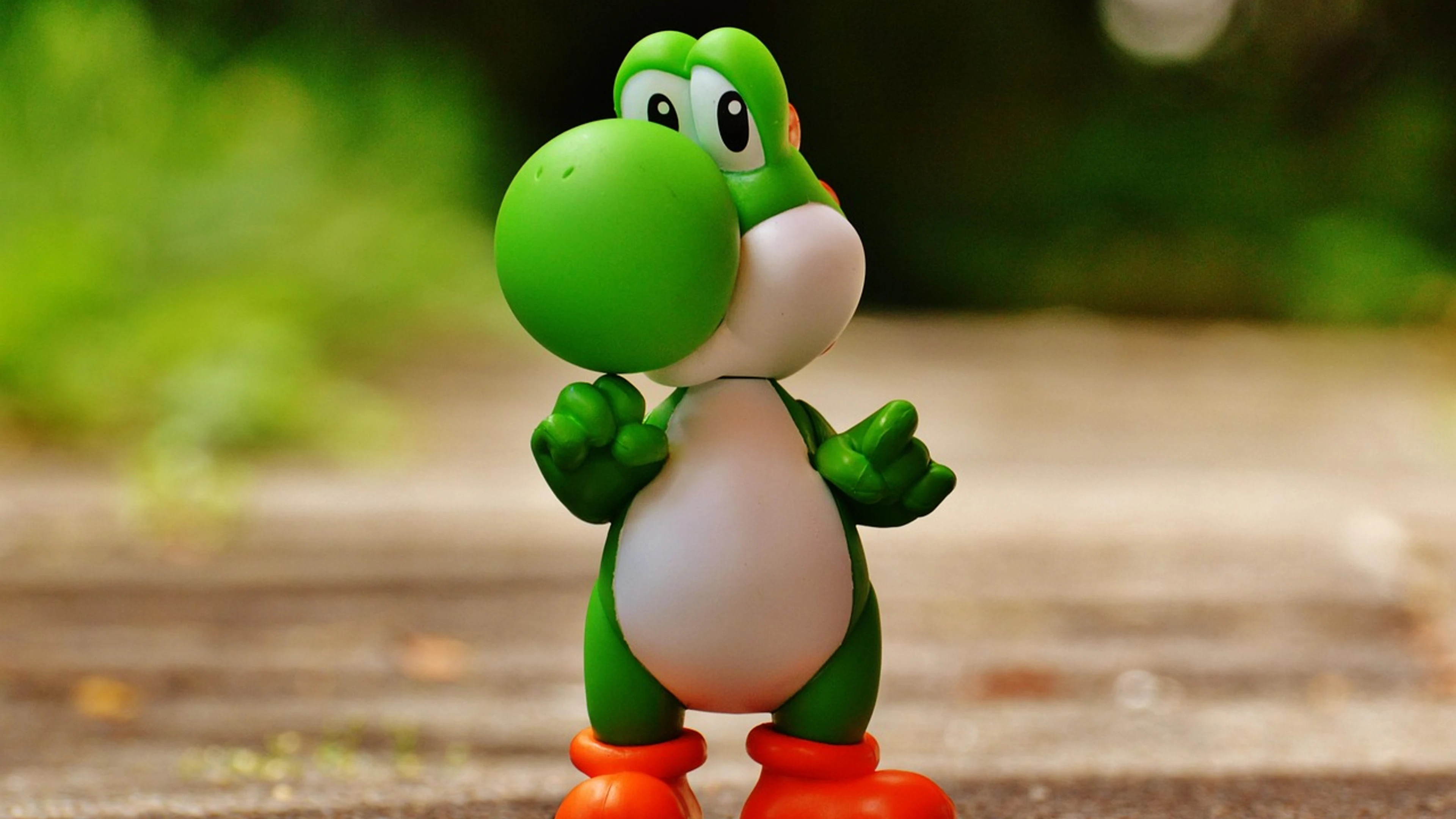 Yoschi figure fun - free 4K Ultra HD gaming wallpaper for desktop