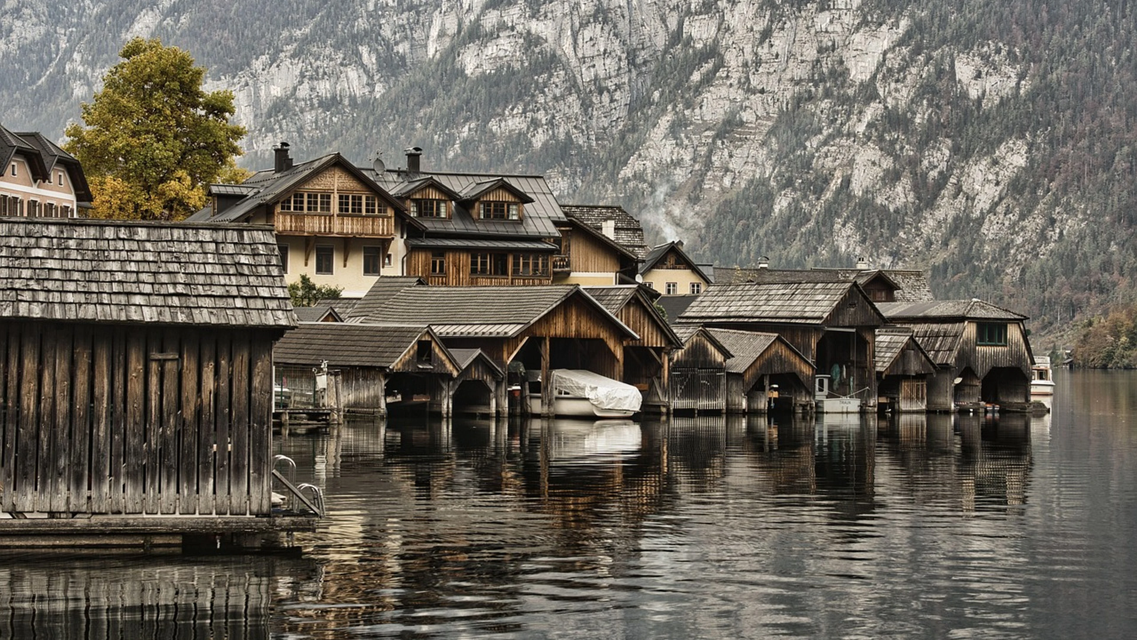 Hallstatt austria lake - free 4K Ultra HD lake wallpaper for desktop