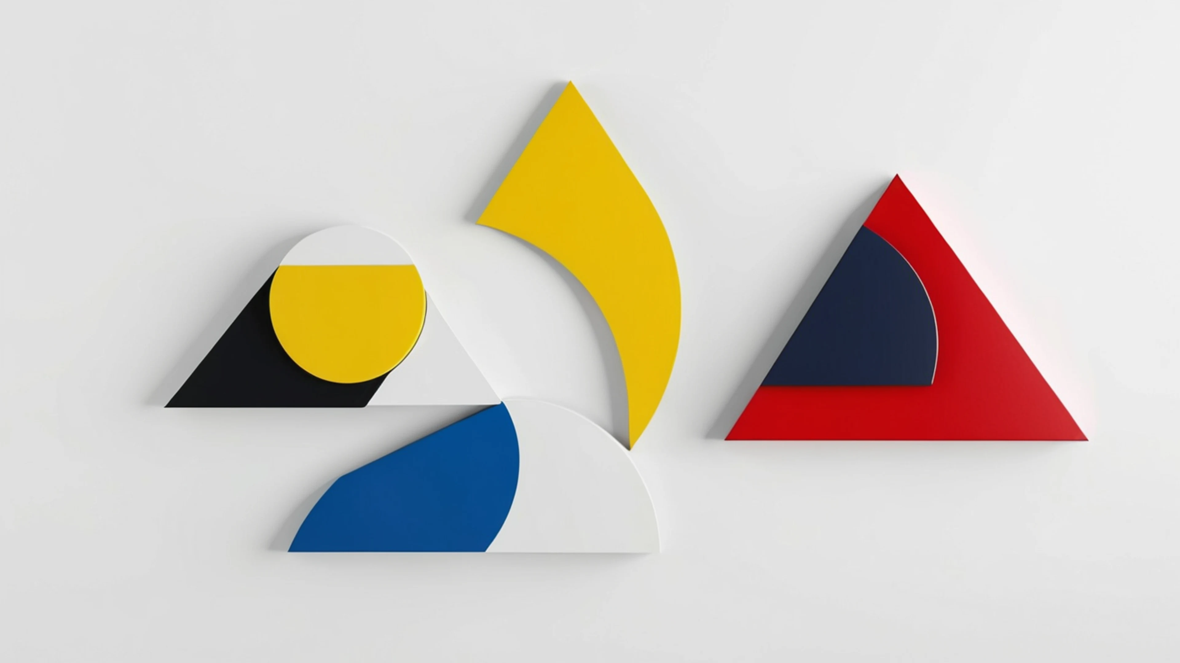 Minimal Geometric Shapes - free 4K Ultra HD minimal wallpaper for desktop