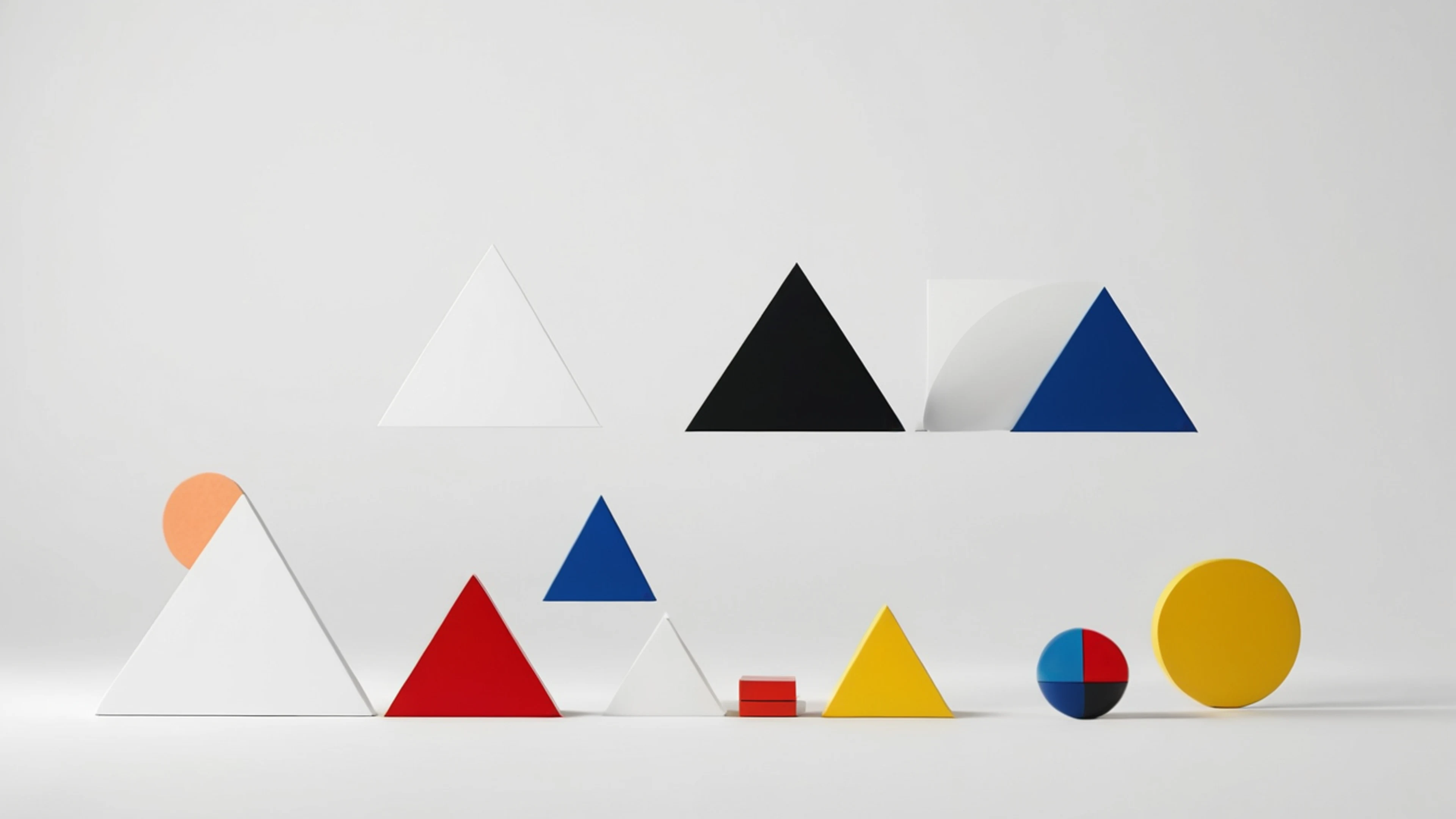 Minimal Geometric Shapes - free 4K Ultra HD minimal wallpaper for desktop