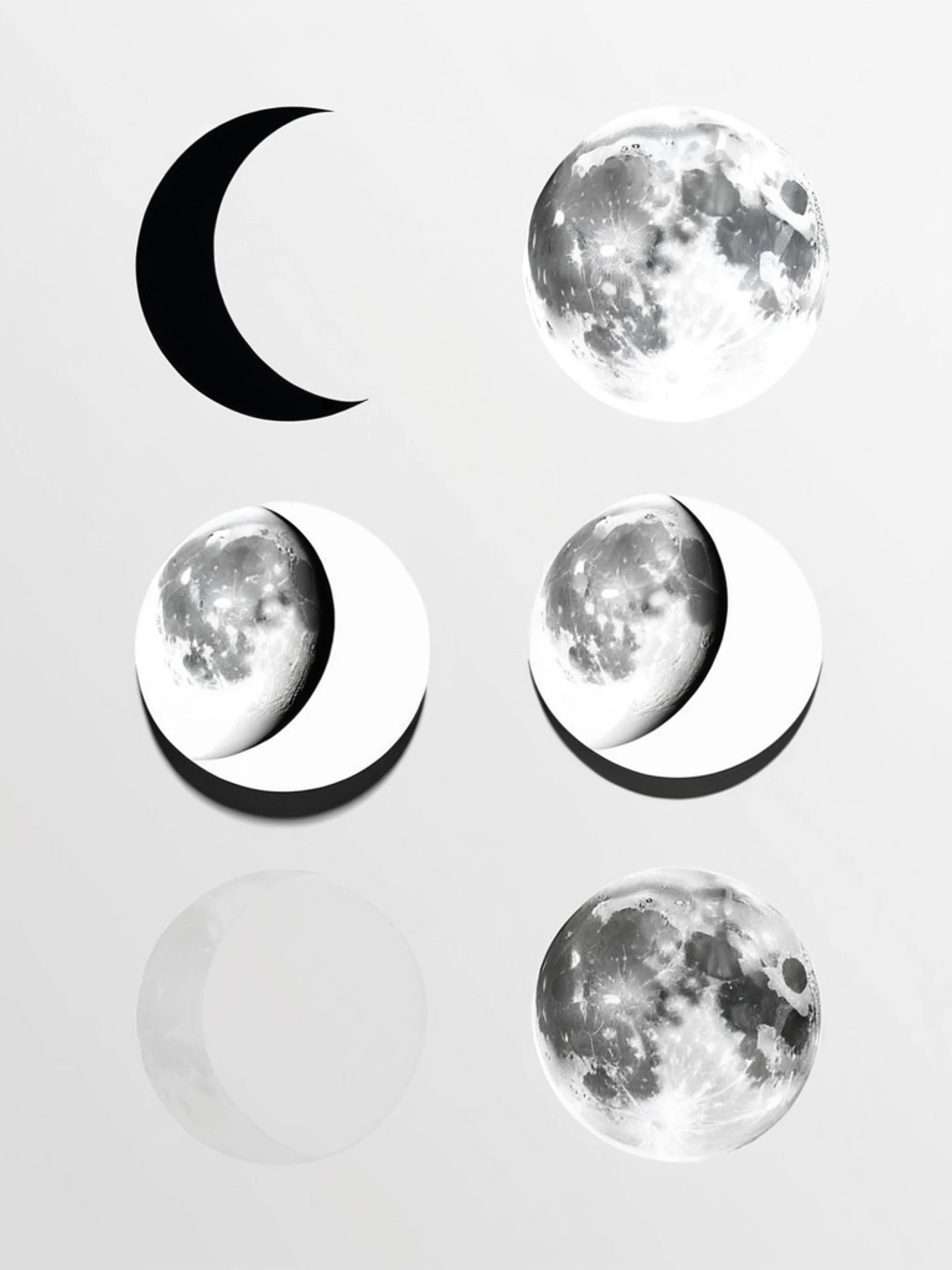 Minimal Moon Phase - free Tablet minimal wallpaper for phone