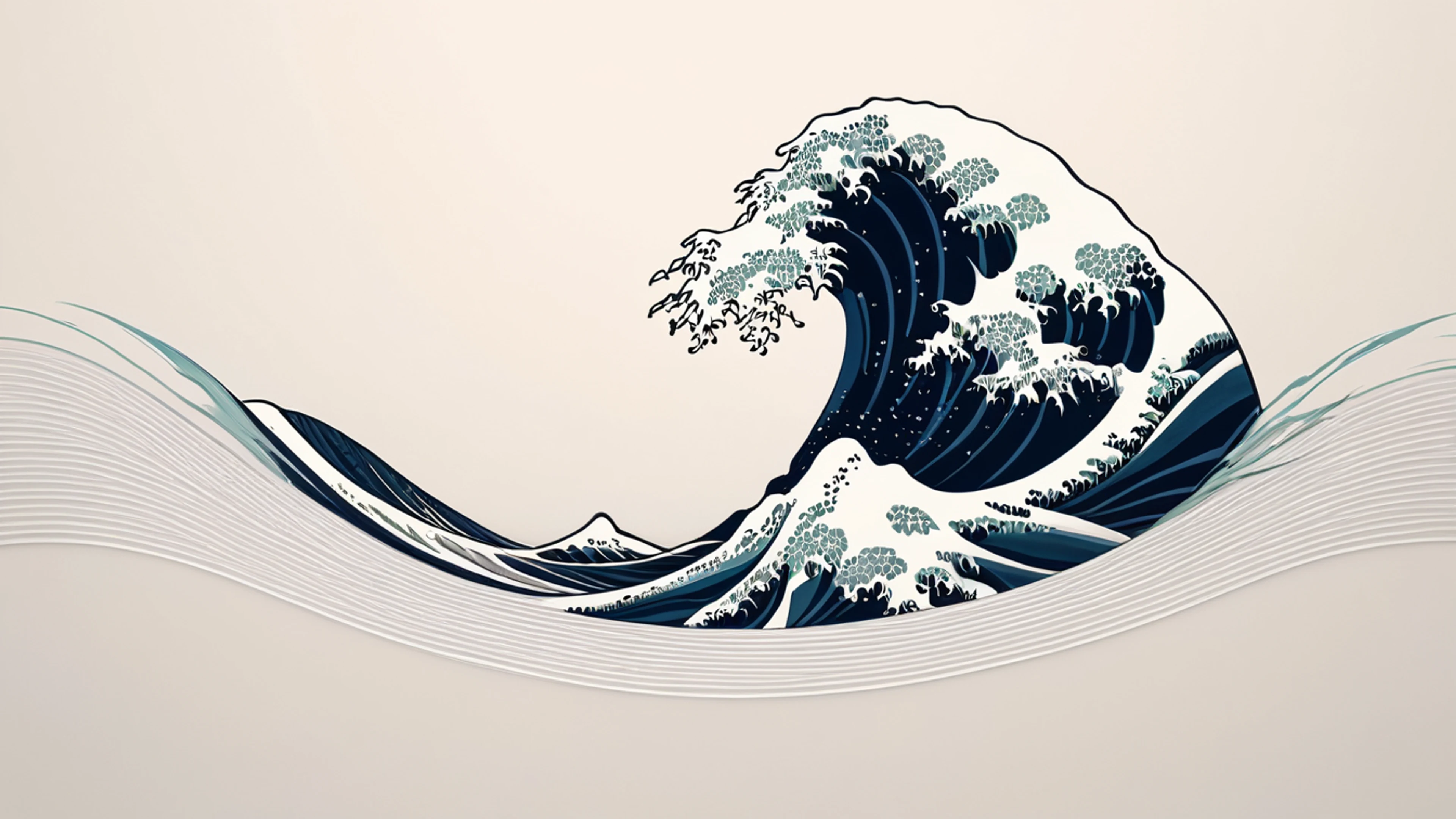 Minimal Wave Line - free 4K Ultra HD minimal wallpaper for desktop