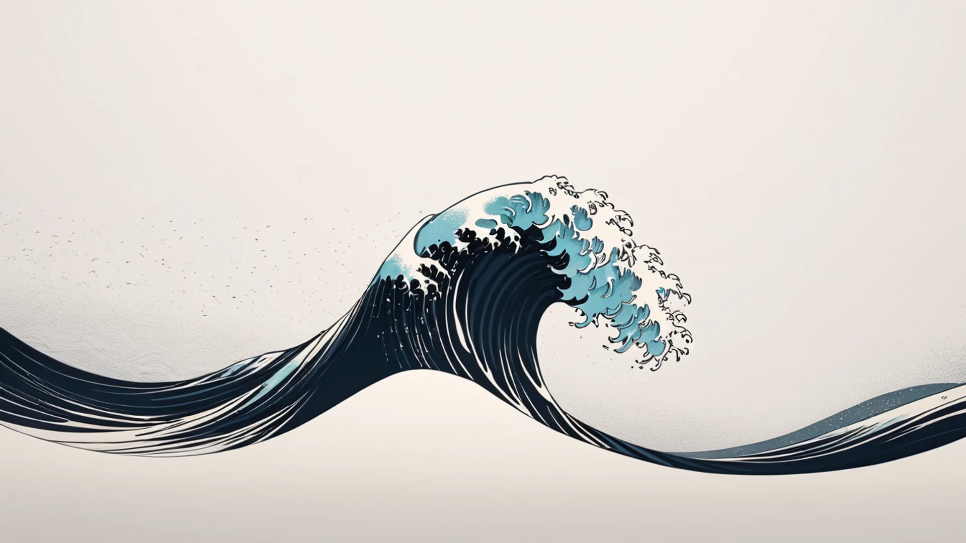 Minimal Wave Line - free hd minimal wallpaper for desktop