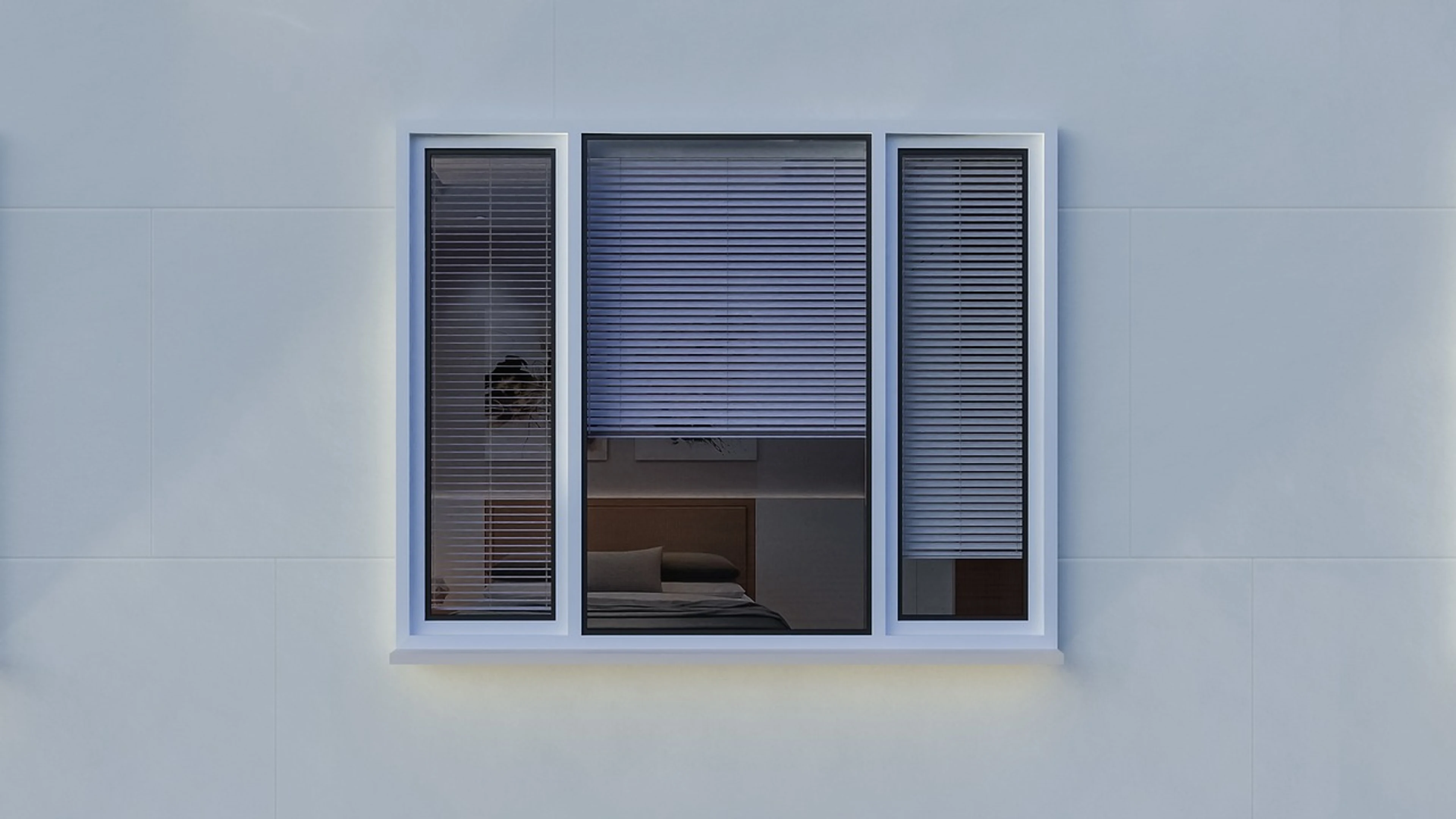 Window blinds home - free 4K Ultra HD minimal wallpaper for desktop