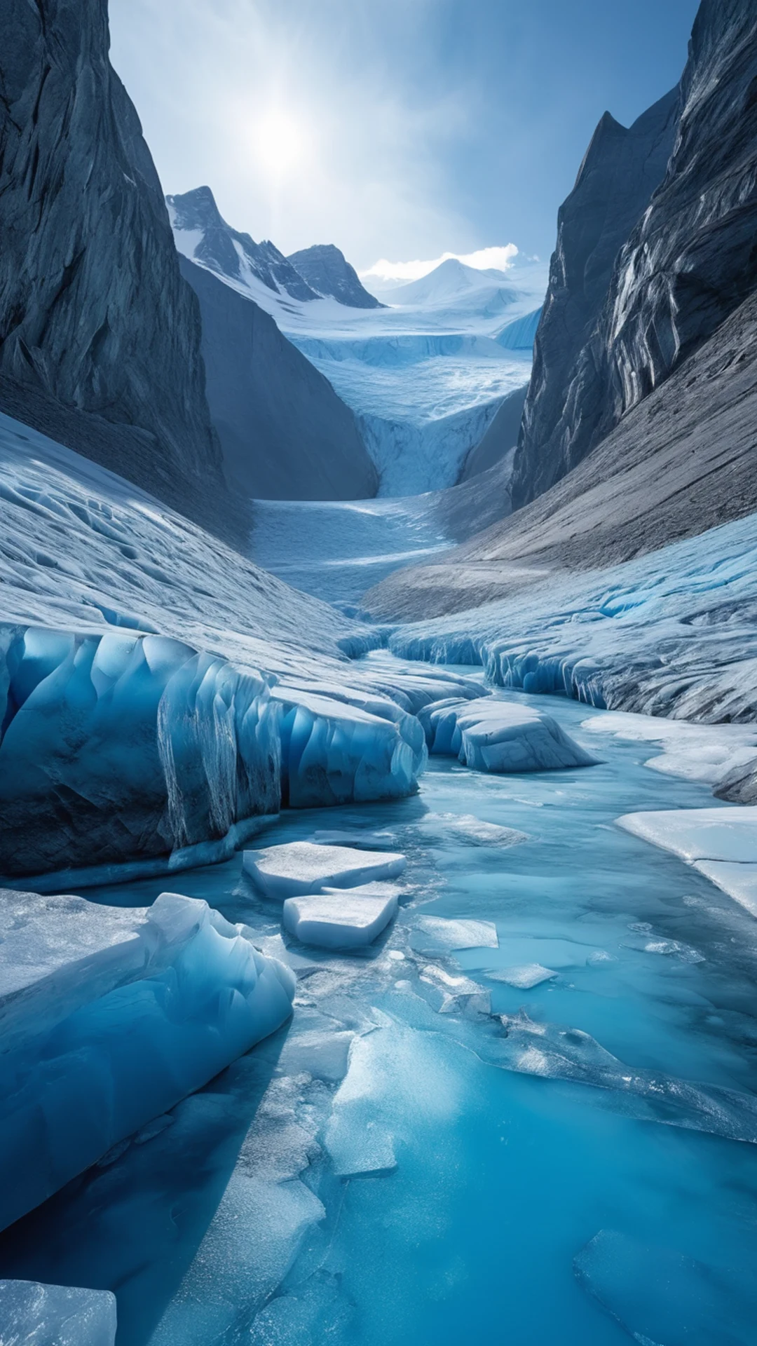 Frozen Mountain Glacier - free Phone mountain wallpaper for phone
