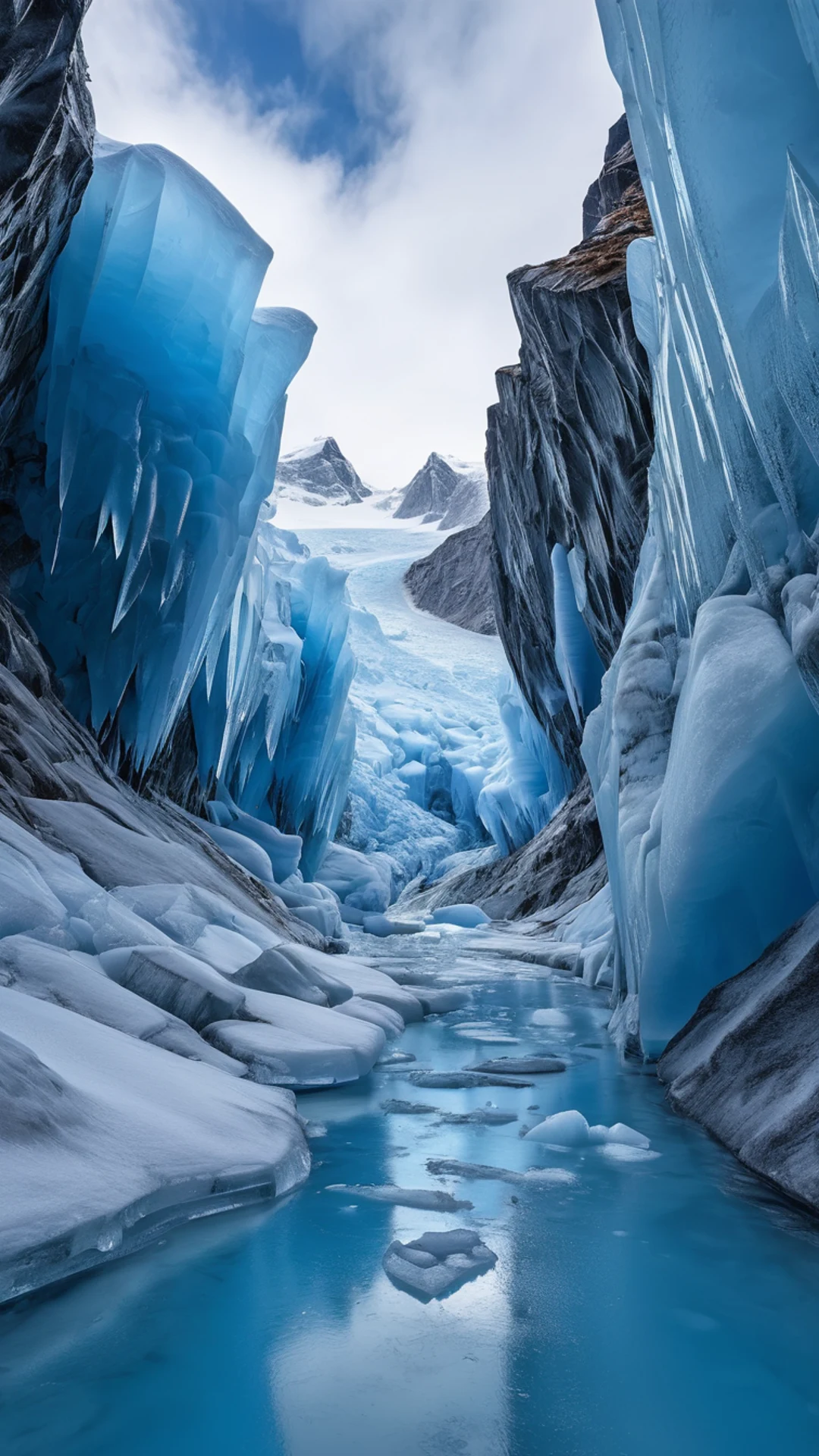 Frozen Mountain Glacier - free Phone mountain wallpaper for phone