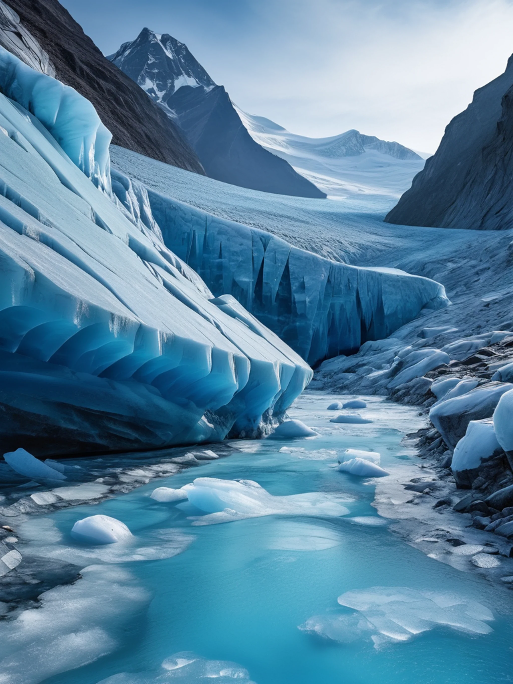 Frozen Mountain Glacier - free Tablet mountain wallpaper for phone