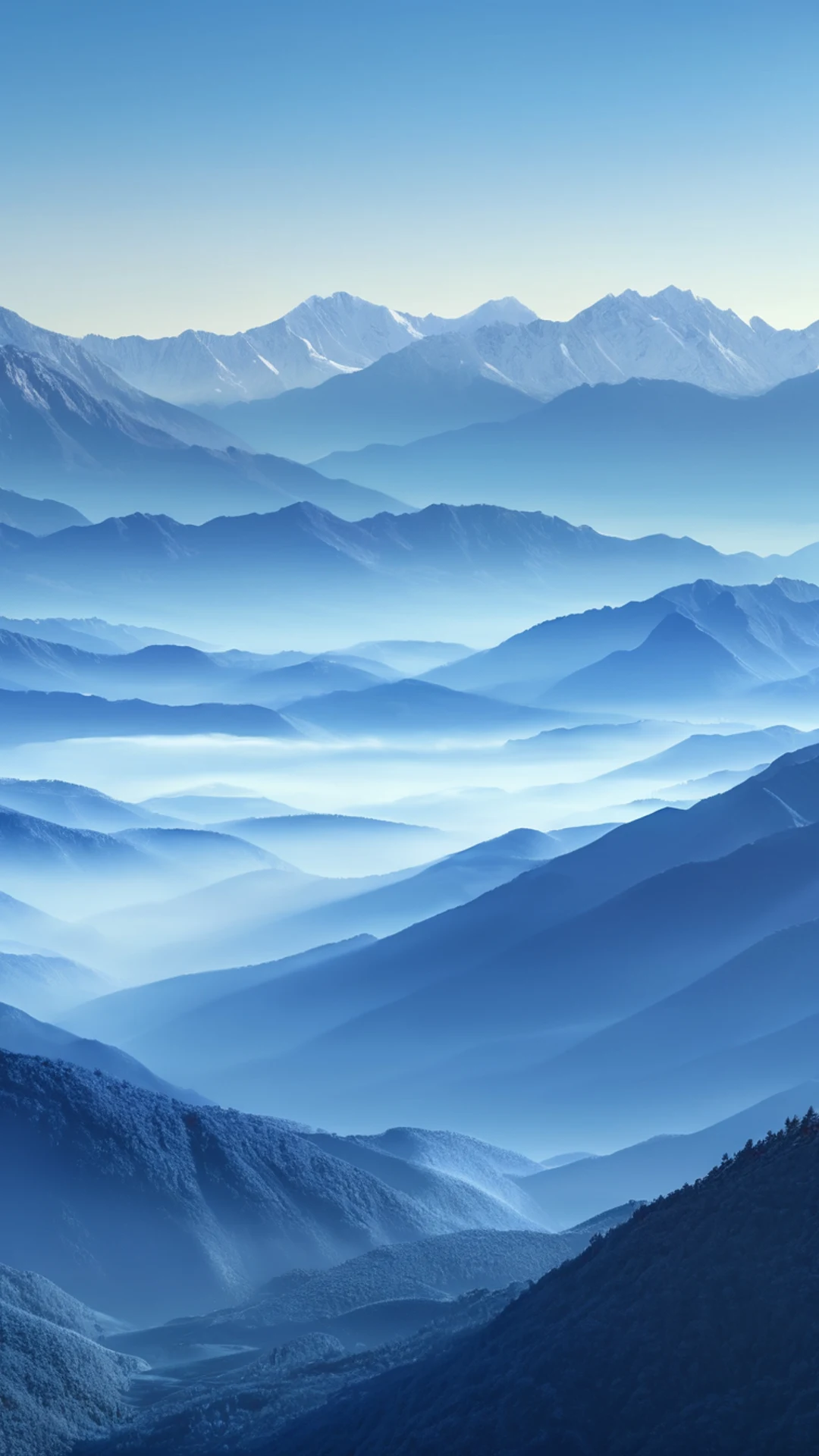 Misty Mountain Valley - free Phone mountain wallpaper for phone