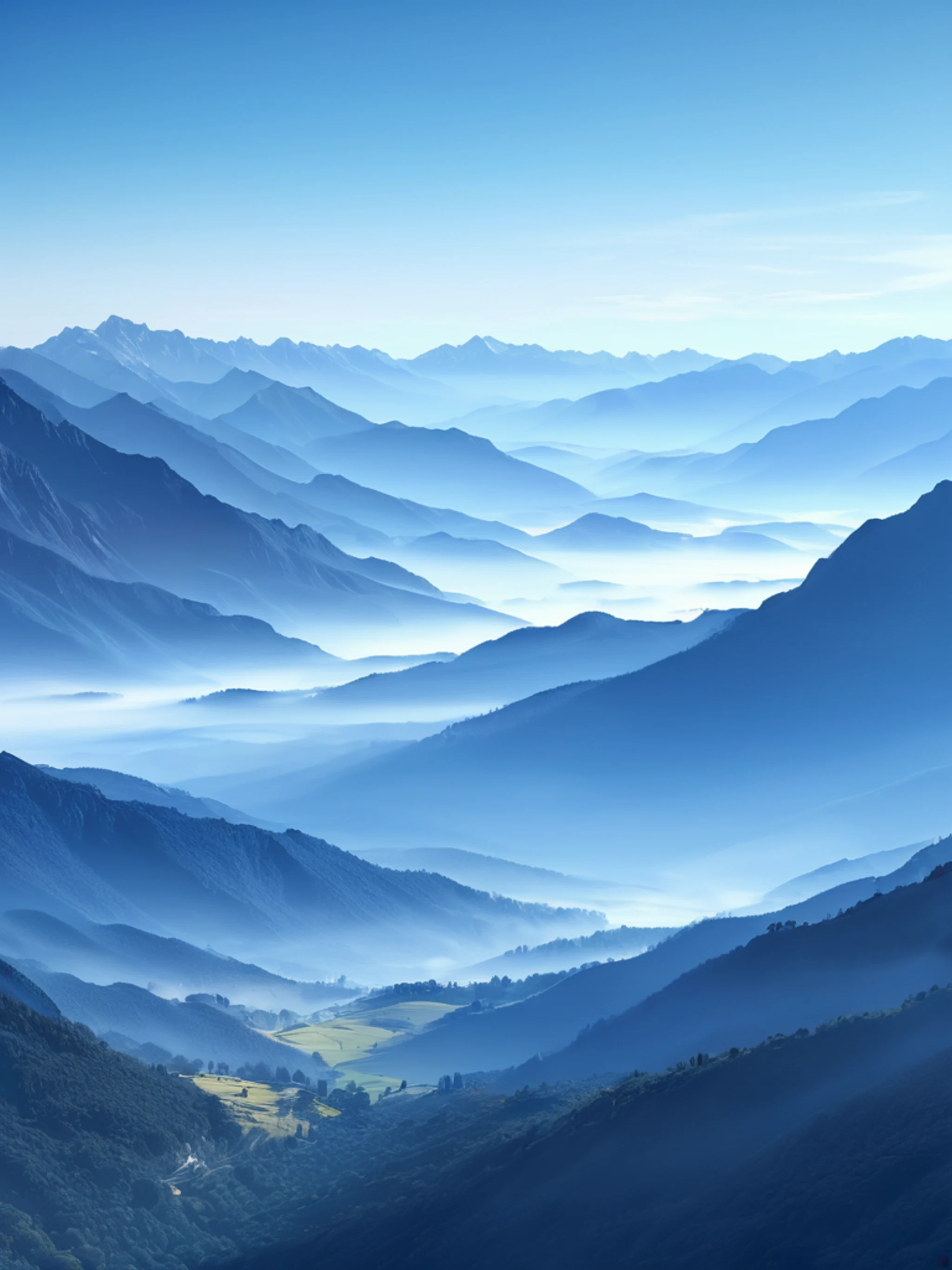 Misty Mountain Valley - free Tablet mountain wallpaper for phone