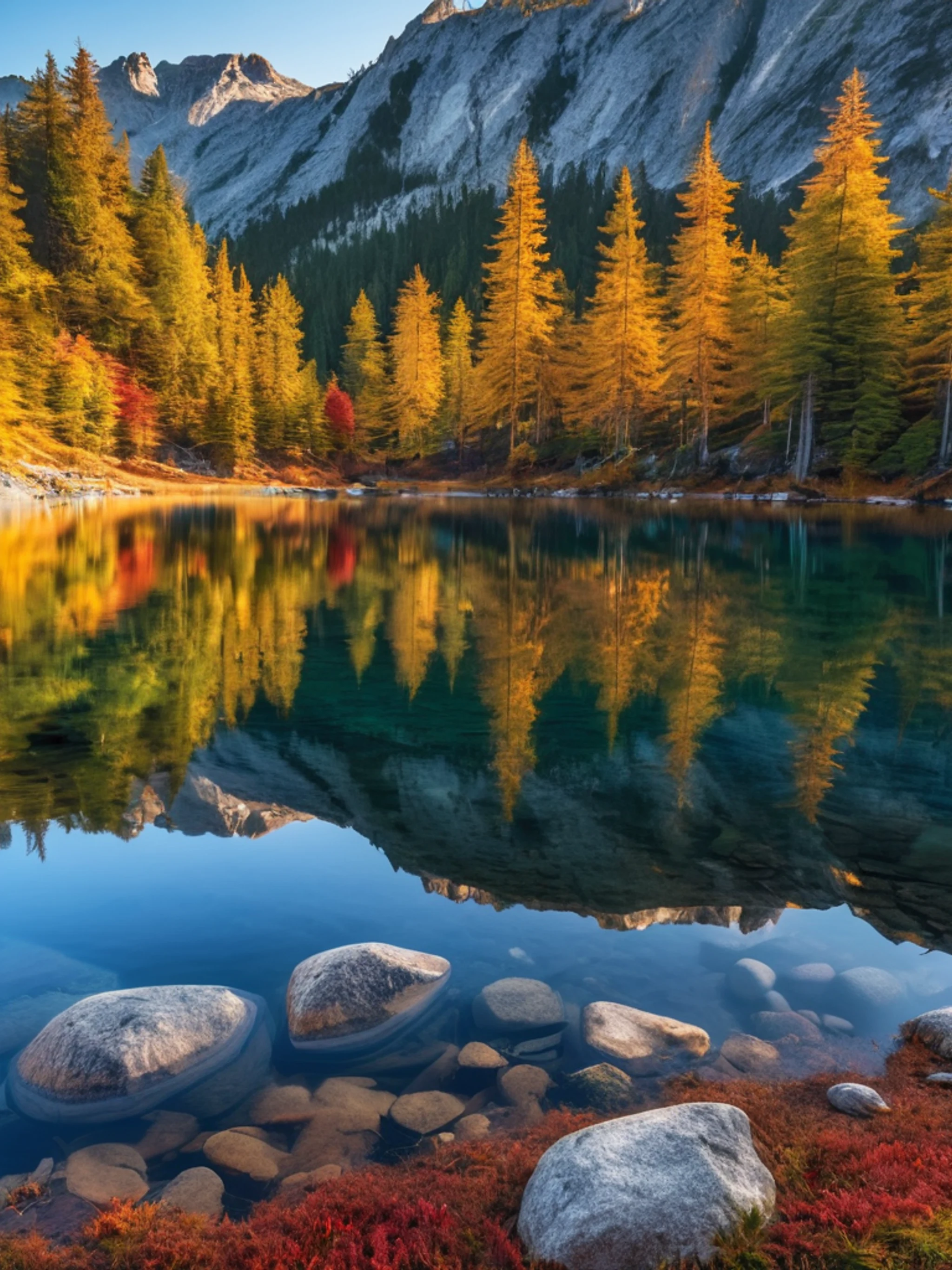 Mountain Reflection Lake - free Tablet mountain wallpaper for phone