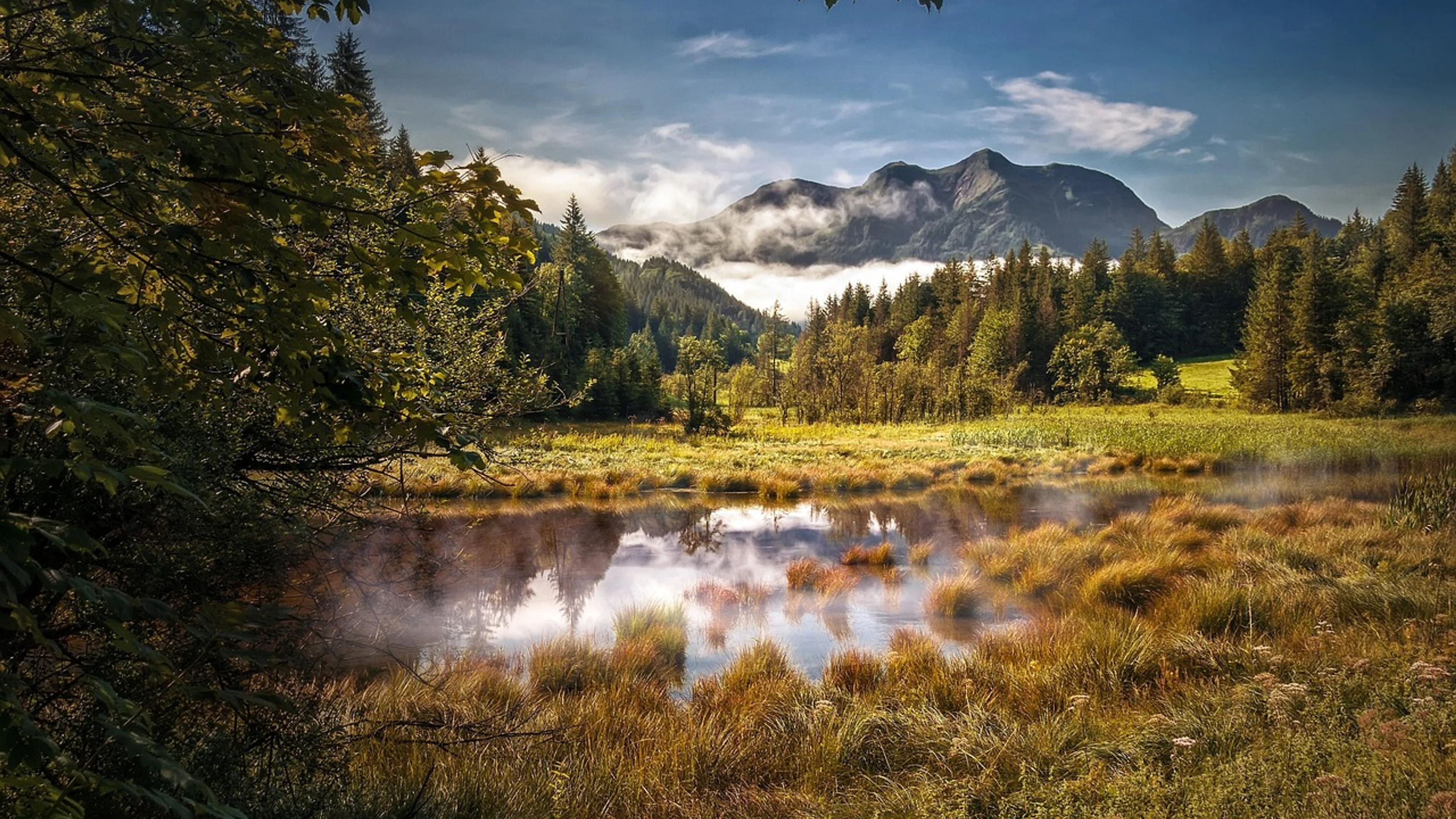 Mountain world lake nature - free 4K Ultra HD mountain wallpaper for desktop